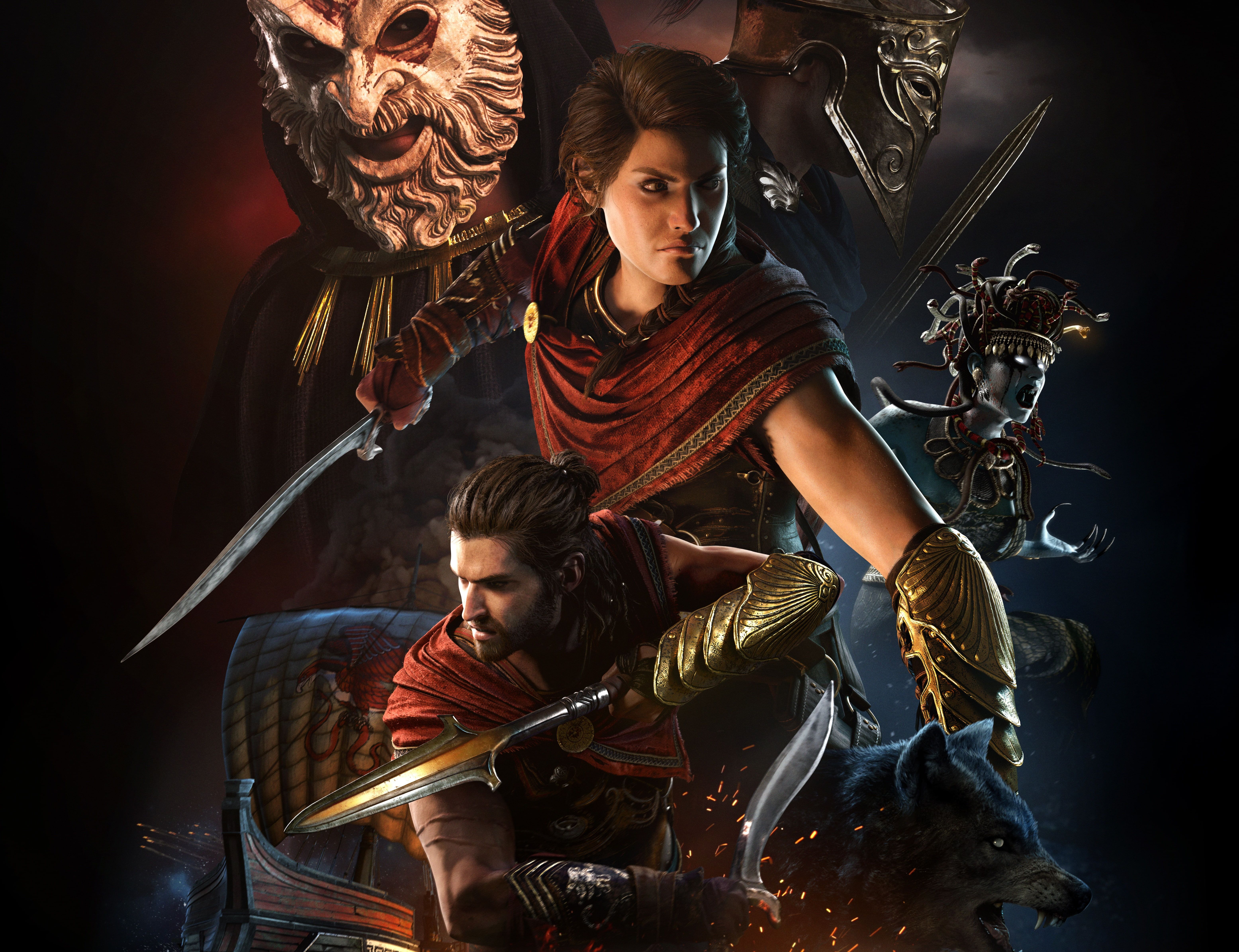 6222x4784 art #Kassandra Assassin's Creed Odyssey #Alexios K #wallpaper #hdwallpaper #desktop. Assassins creed odyssey, Assassin's creed, Assassins creed