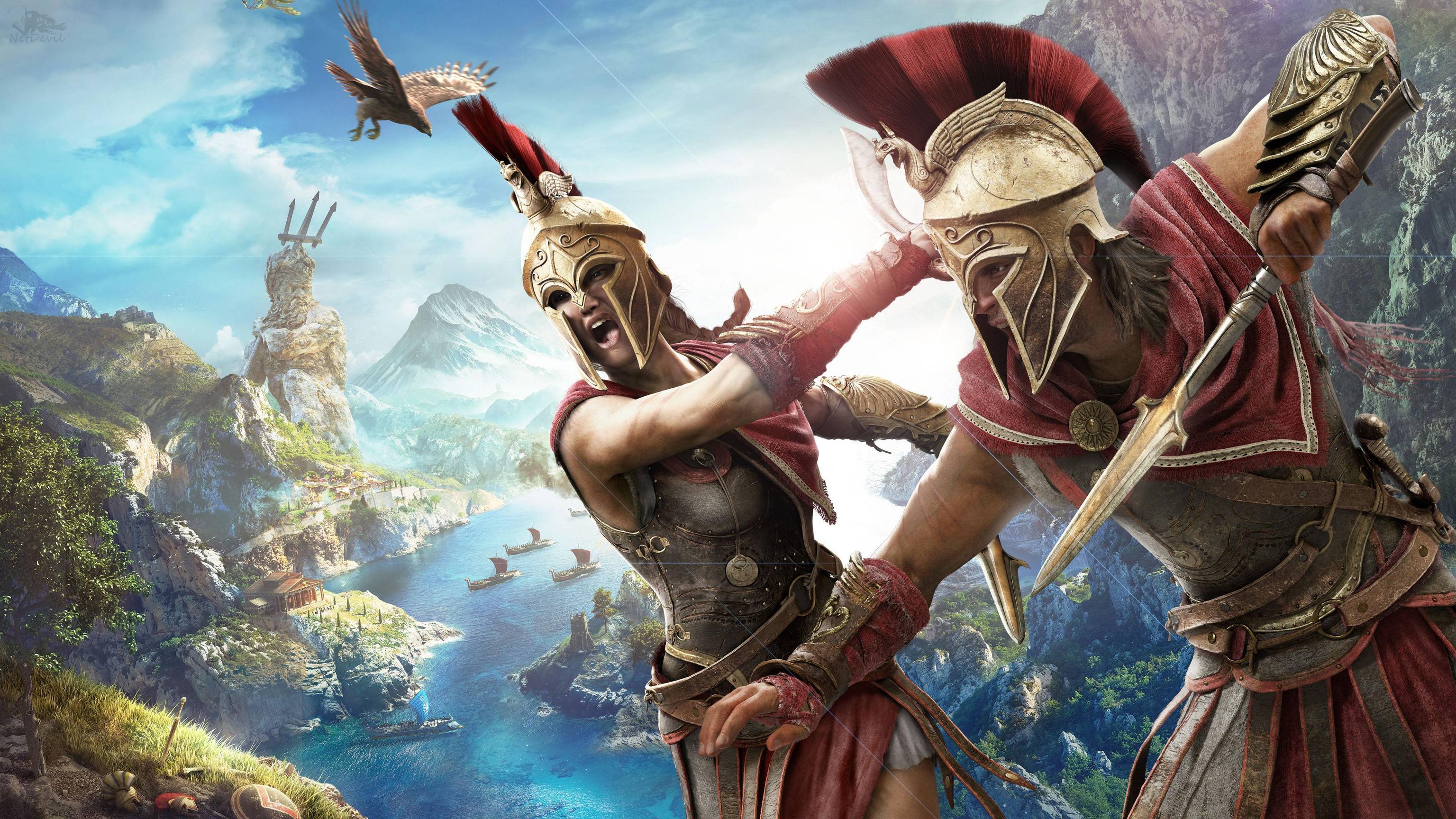 3072x1728 Assassin's Creed Odyssey Game Wallpaper
