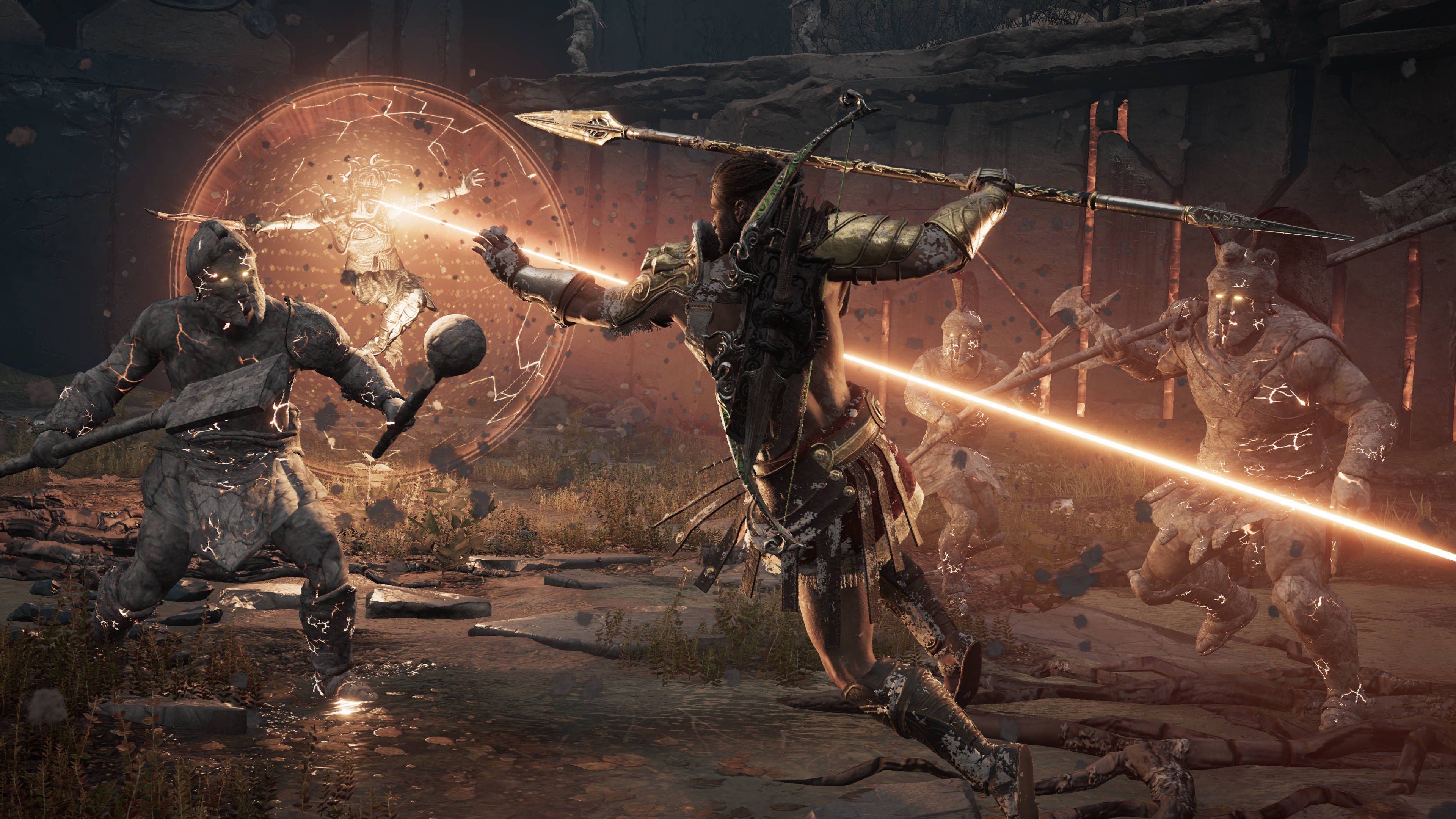 3840x2160 Assassin's Creed Odyssey Highlights Alexios and Kassandra