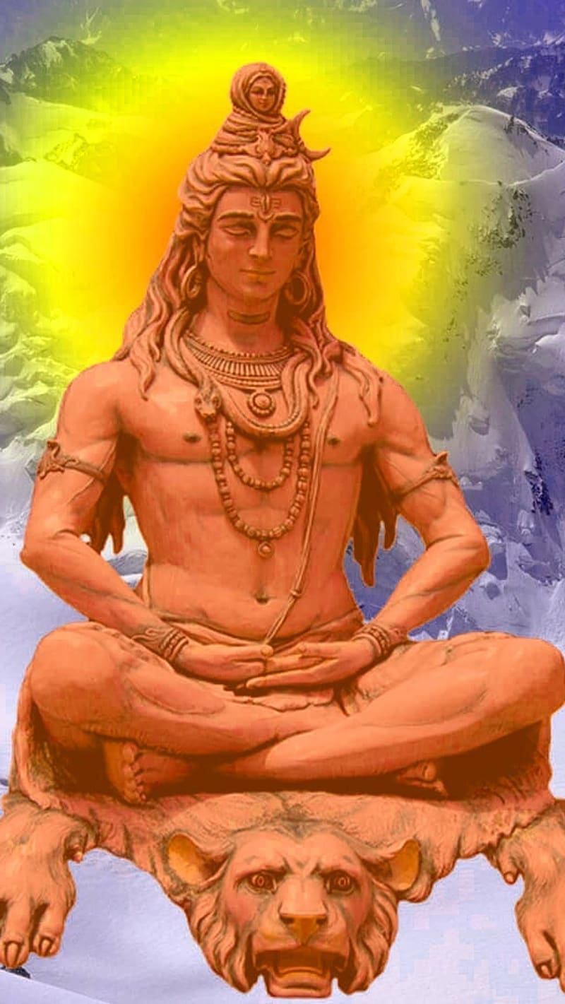 800x1421 HD shiv ji wallpaper
