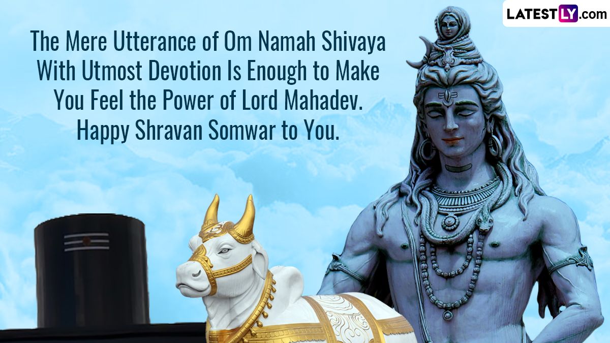 1200x675 Sawan Somwar 2023 Messages & Image: Wishes, Lord Shiva Wallpaper and Greetings to Celebrate Sawan Somwar Vrat and Masik Shivratri With Loved Ones