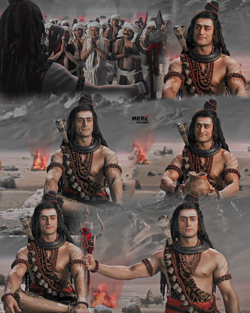 819x1024 Shiva & Devotees. Lord shiva pics, Shiva parvati image, Mahadev