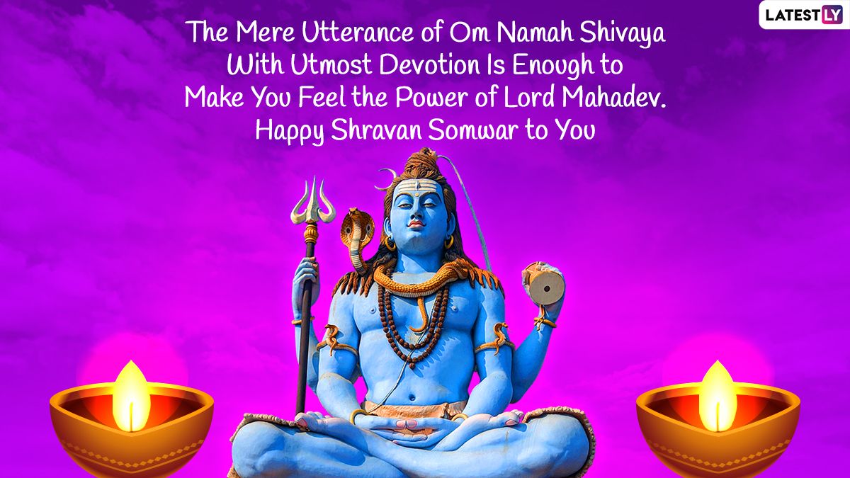 1200x675 Shravani Somvar 2022 Messages & Image: Lord Shiva HD Wallpaper, Quotes, WhatsApp Greetings, Wishes and SMS To Celebrate the Blissful Day