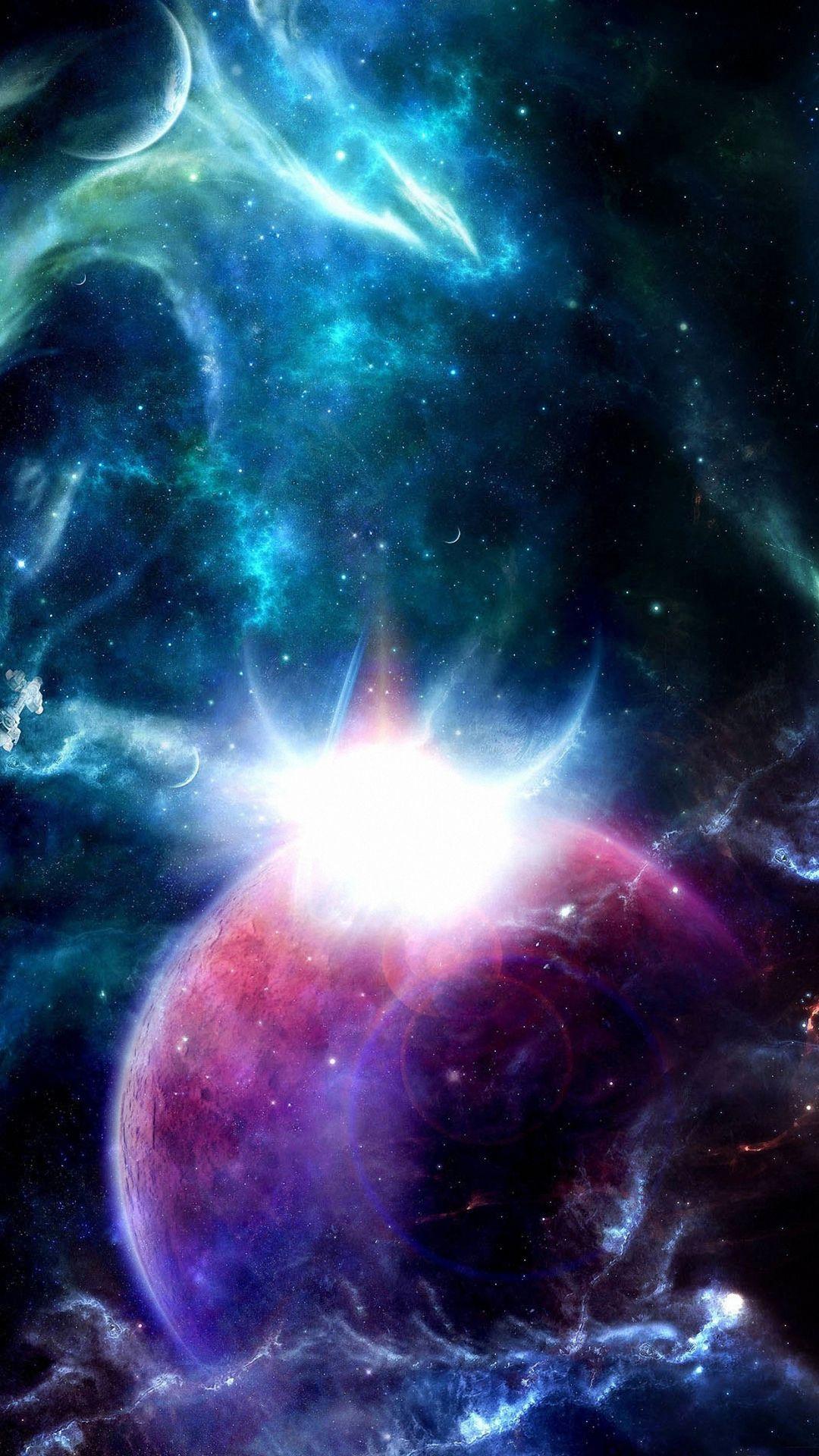 1080x1920 Amazing Colorful Space Universe 1080p phone Wallpaper HD