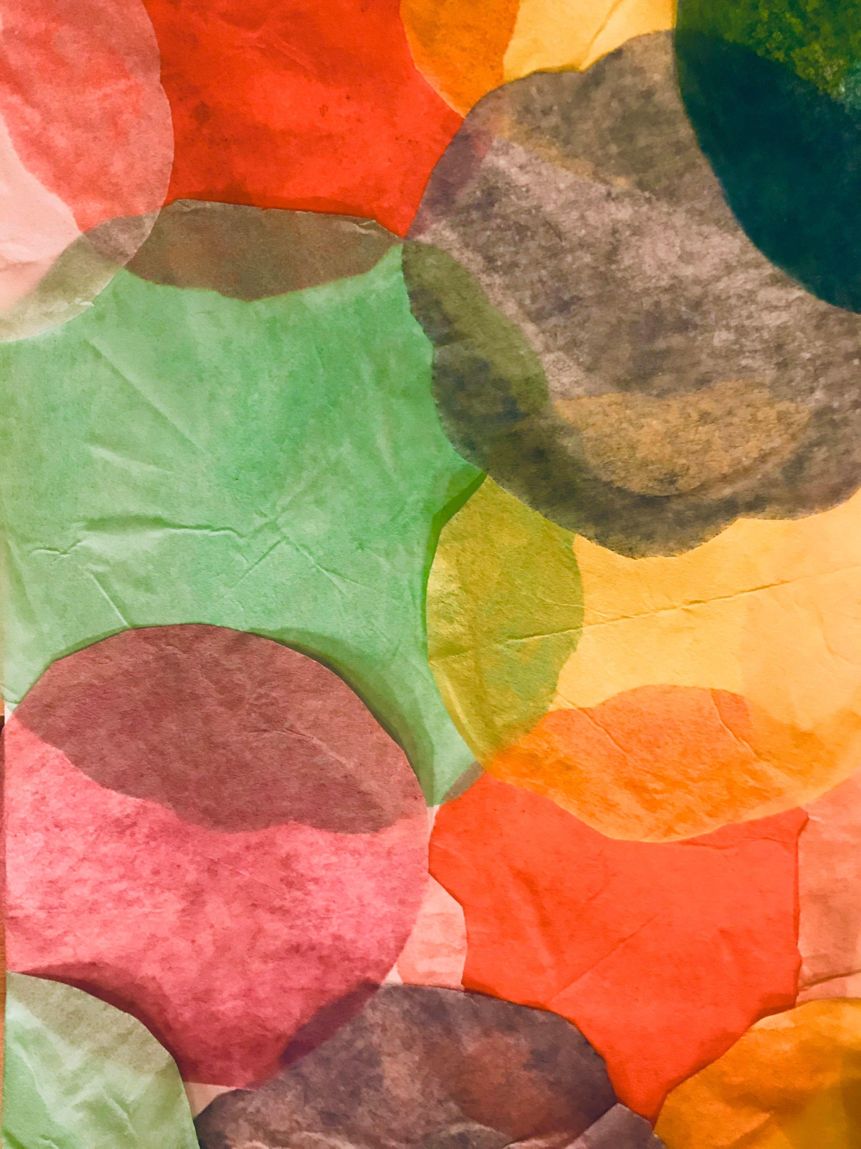 3024x4032 Colorful Clouds (OC— Made with tissue papers). Smart Phone