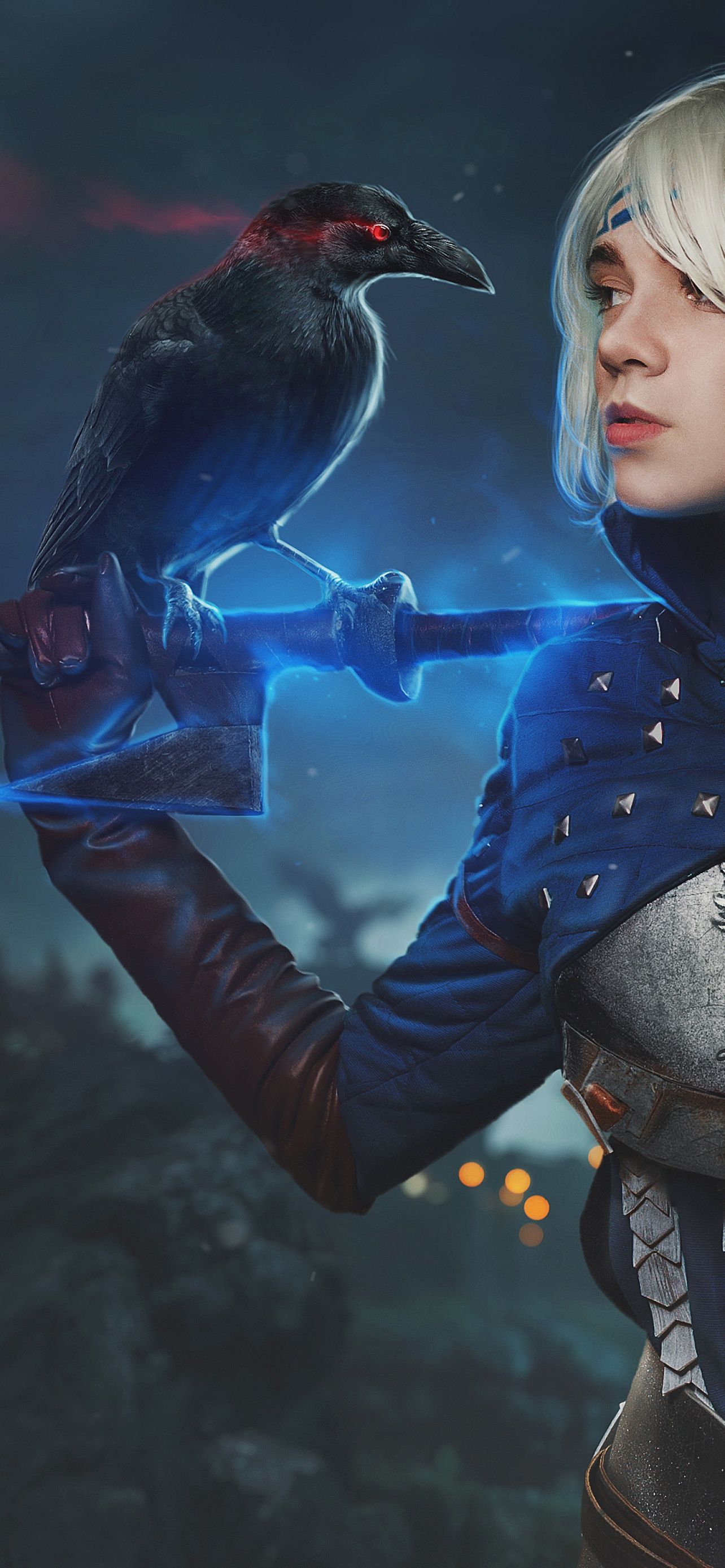 1284x2778 Dragon Age Wallpaper 4K, Cosplay, Crow, Hawke, Magical