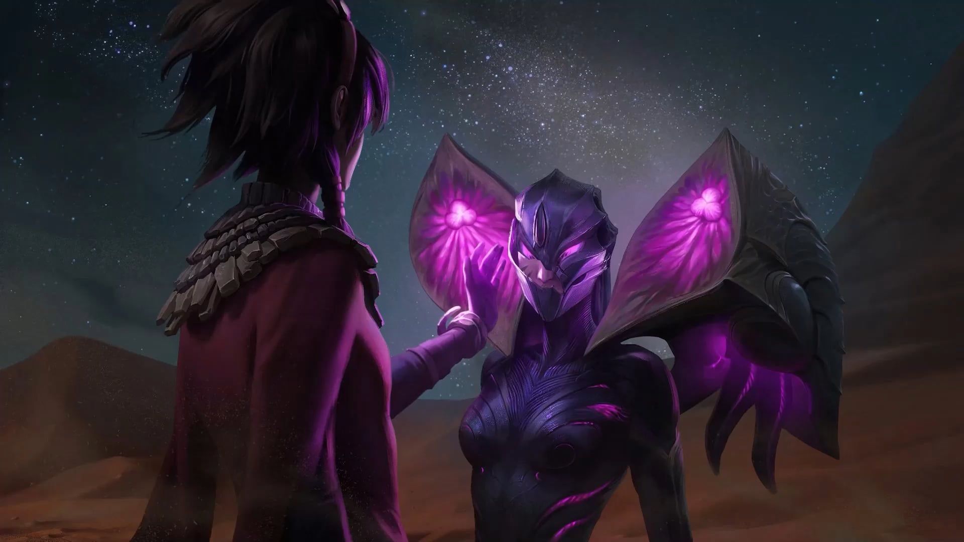 1920x1080 Taliyah x Kai'Sa Animated Wallpaper (The Call)