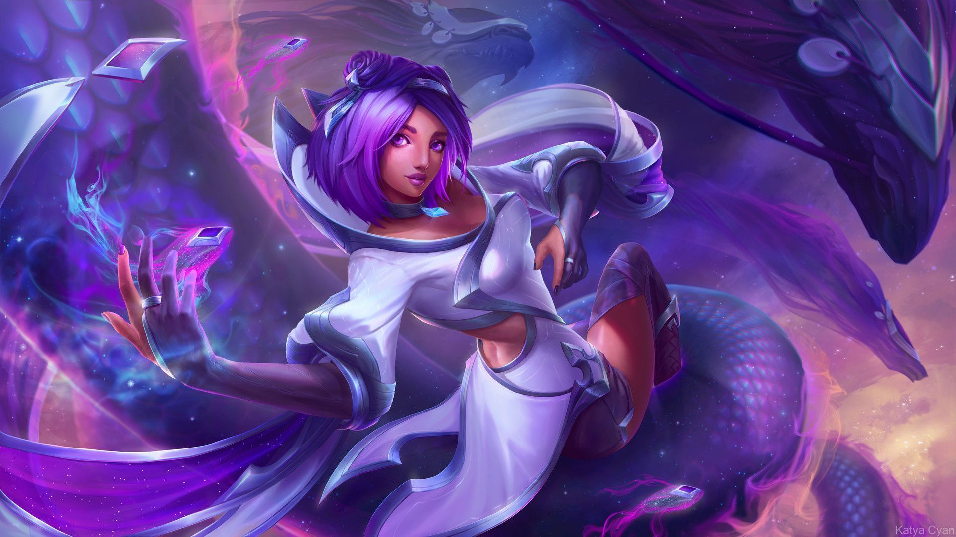 1920x1080 Taliyah dançando com espíritos da estrela. Papéis de Parede de LoL. Lol league of legends, League of legends, Legend