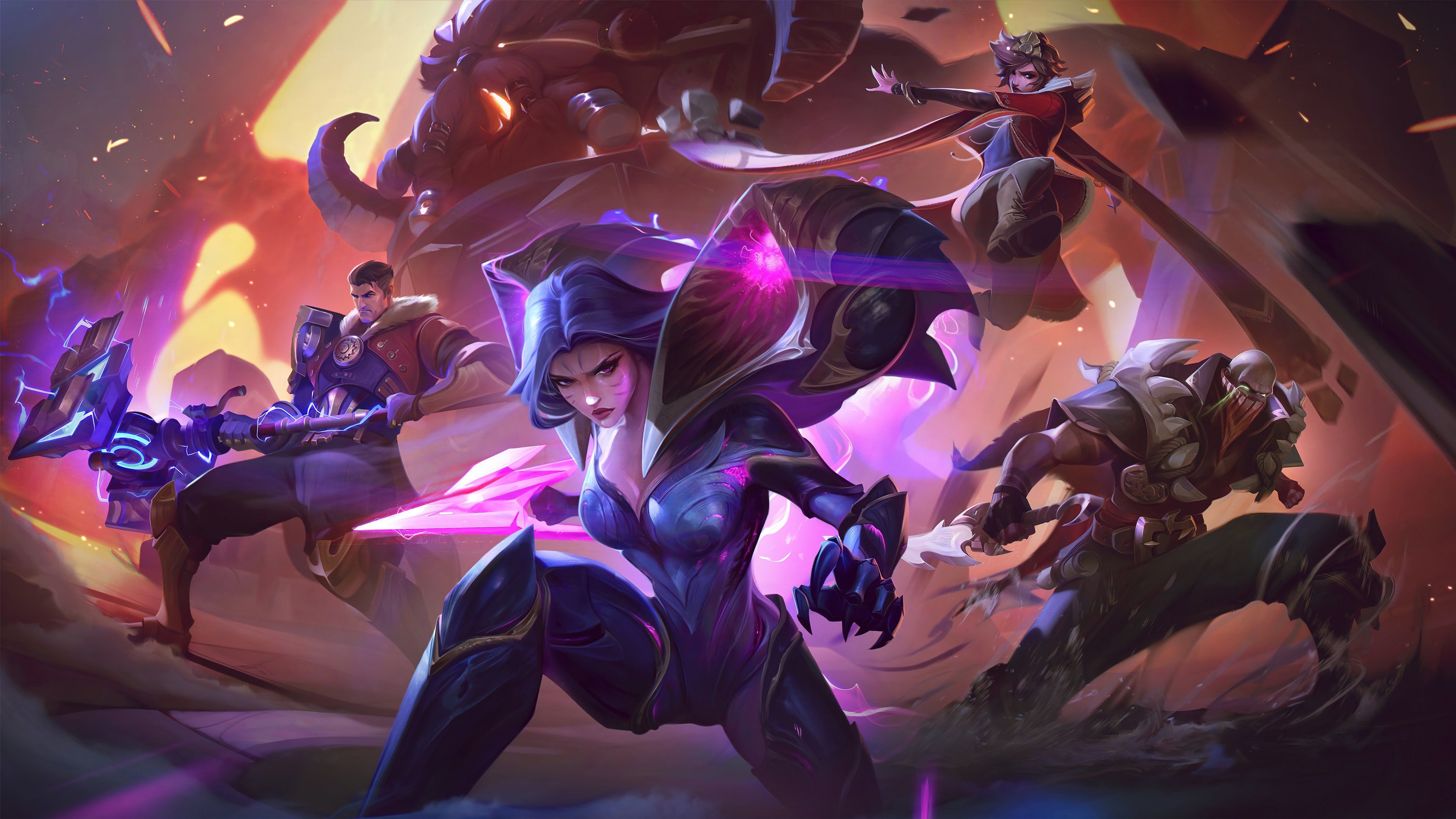 3840x2160 League of Legends Jayce Pyke Taliyah Wallpaper 4k Ultra HD