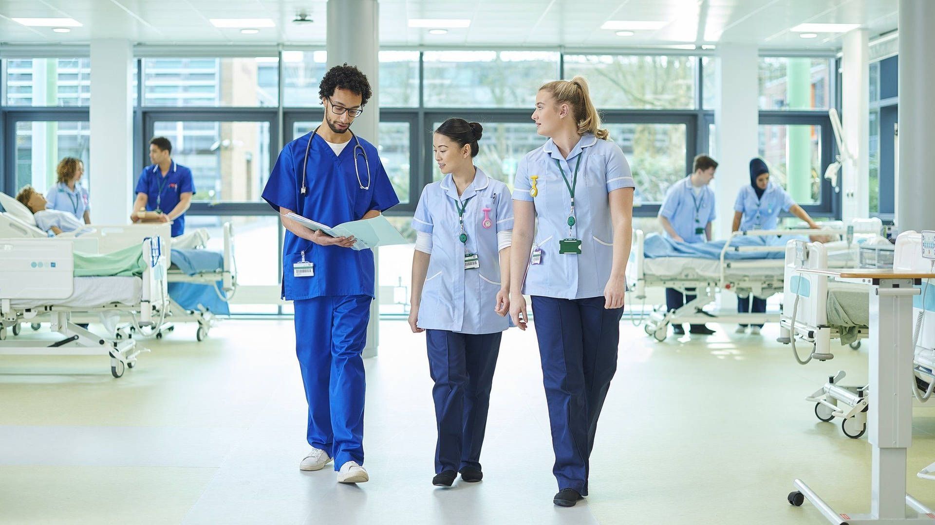 1920x1080 Download Nurse Emergency Room Wallpaper