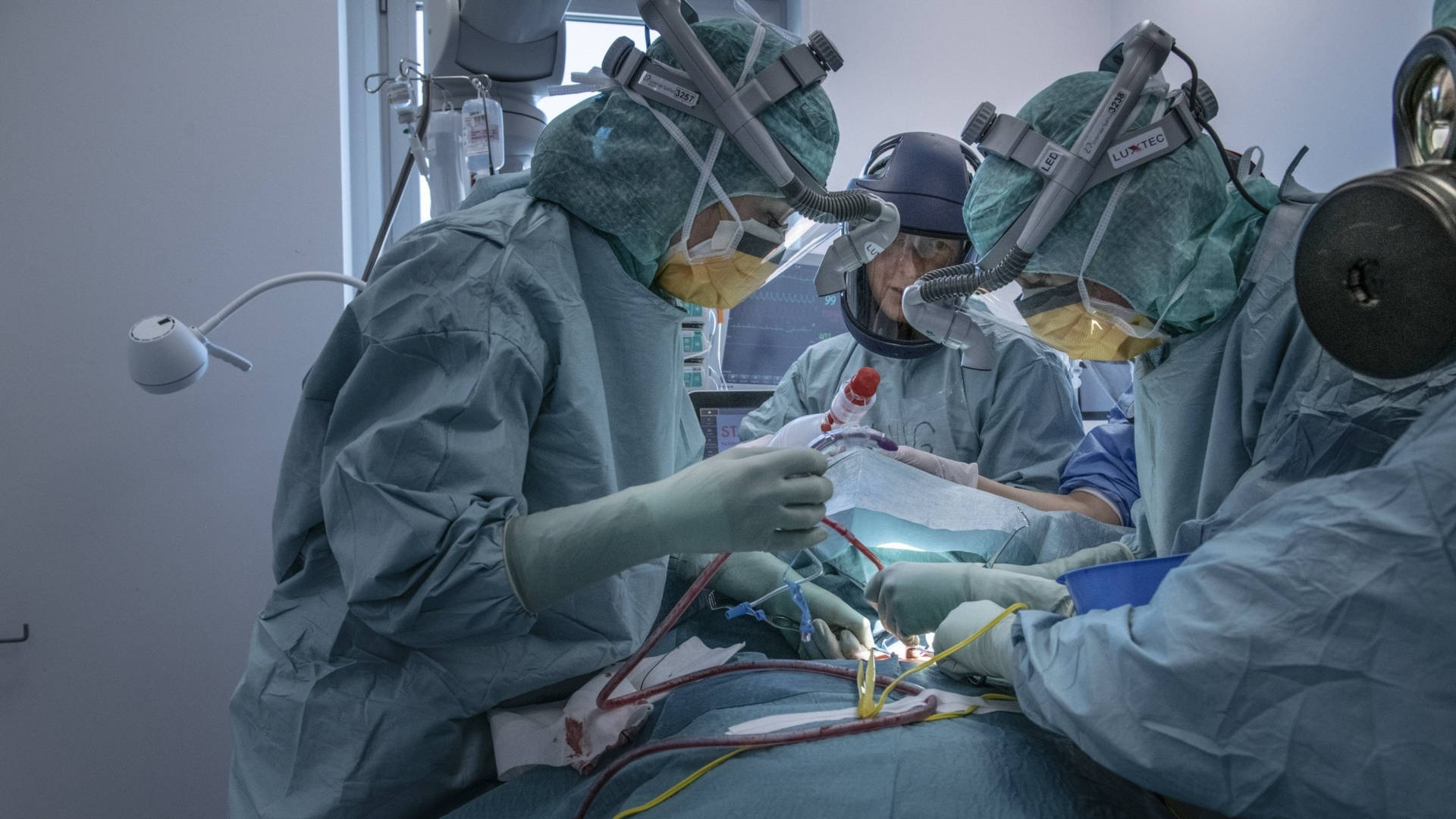 1920x1080 Download Emergency Room Surgeon Operating Wallpaper
