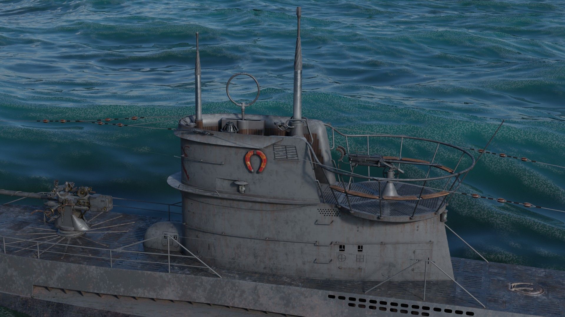 1920x1080 Cutaway Type VII U Boat WIP By Mark06GT In Progress Artists Community