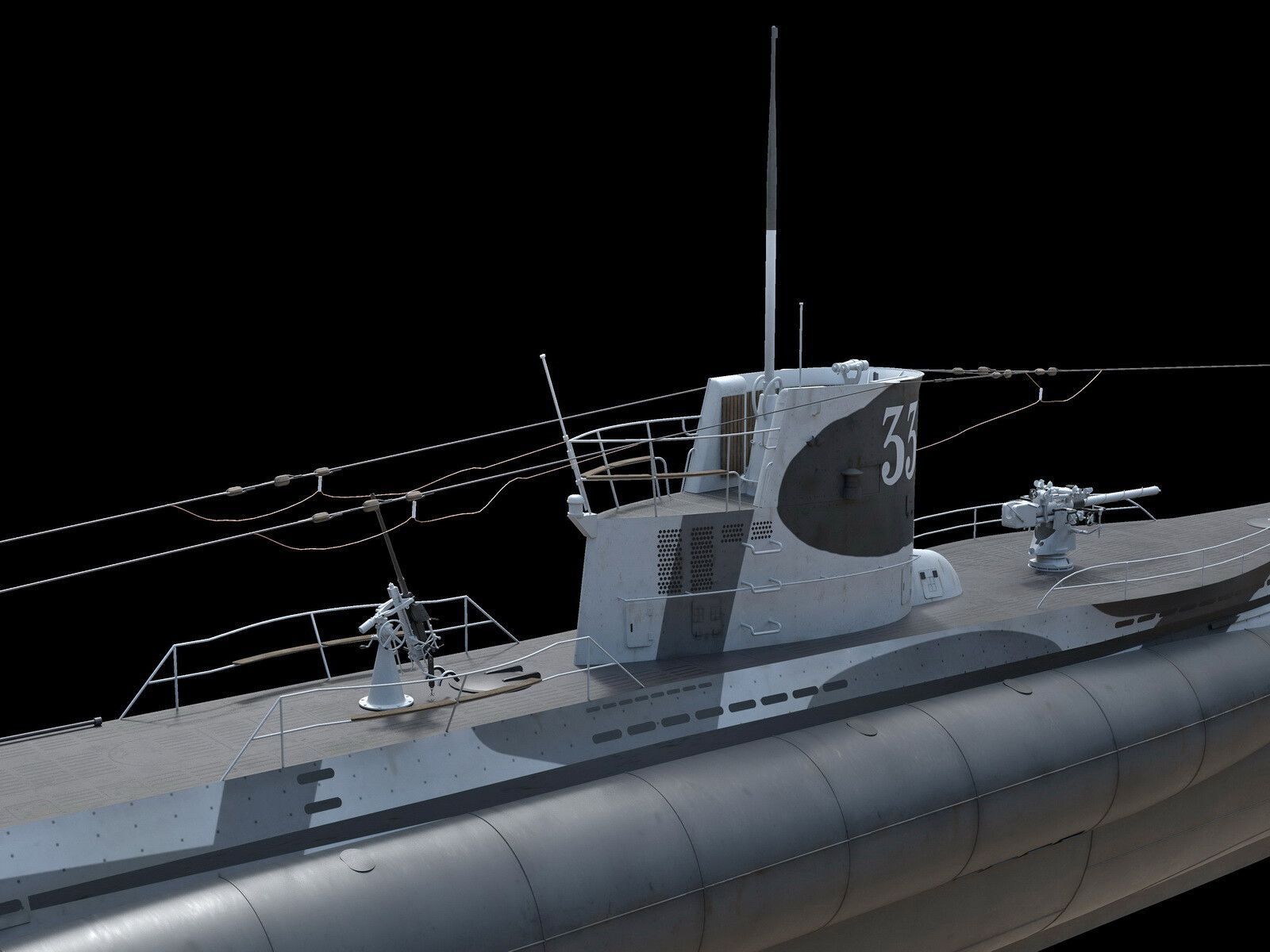 1600x1200 German U Boat U 33 (Type VIIA)