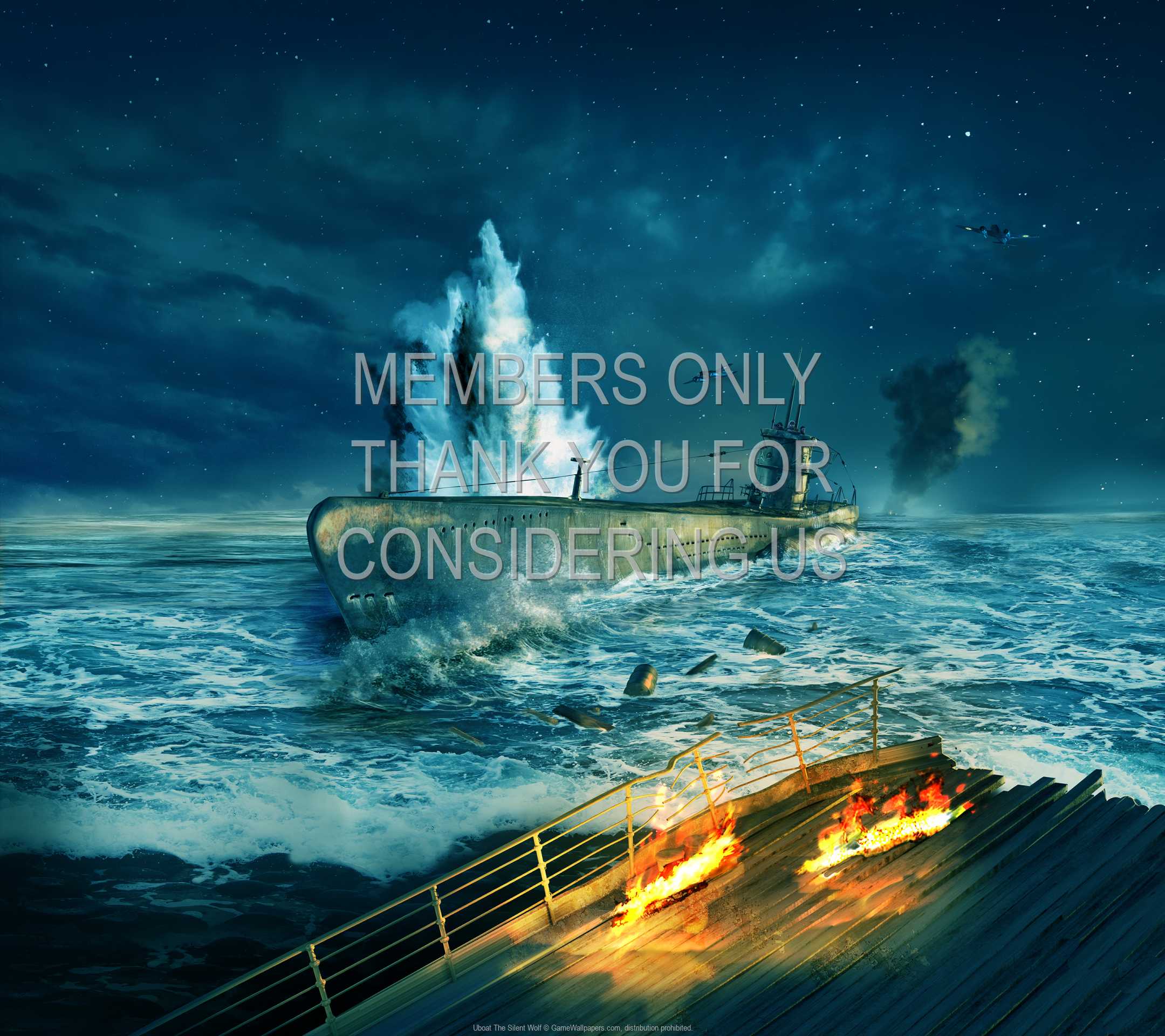 2160x1920 Uboat: The Silent Wolf wallpaper 01 1080p Horizontal