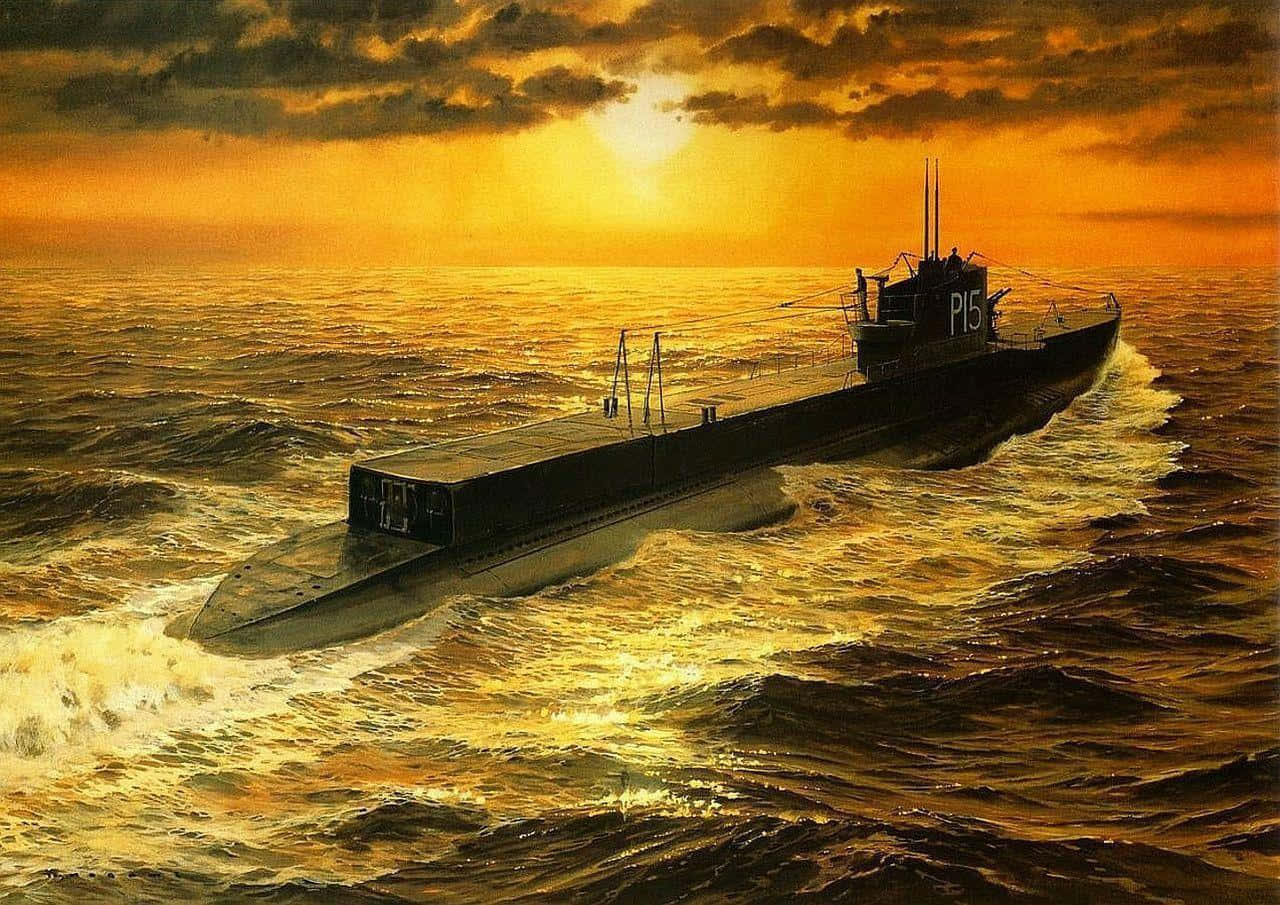 1280x905 Download Majestic Underwater Predator: The Submarine Wallpaper