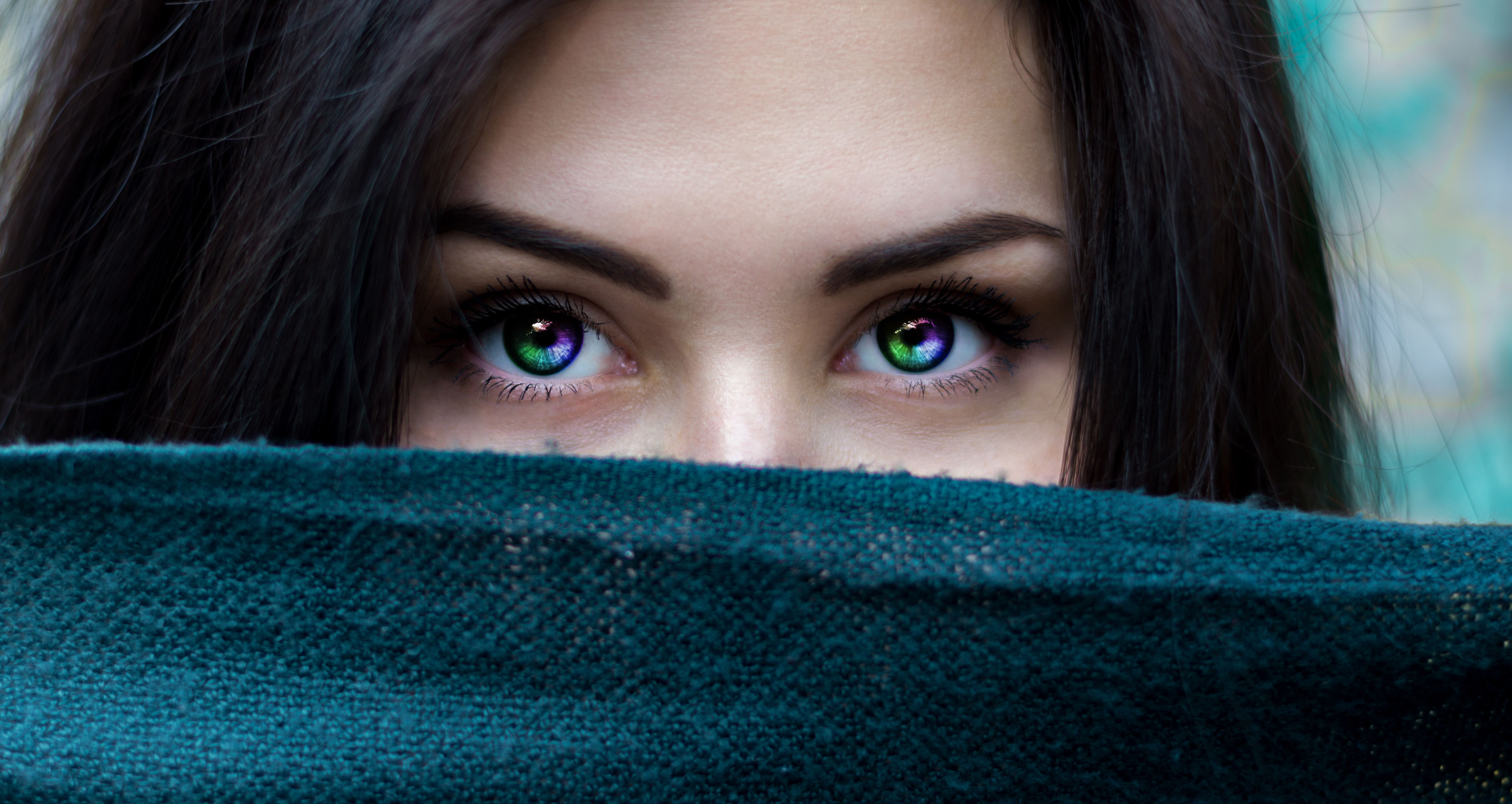 5669x3017 Women Eye 4k Ultra HD Wallpaper