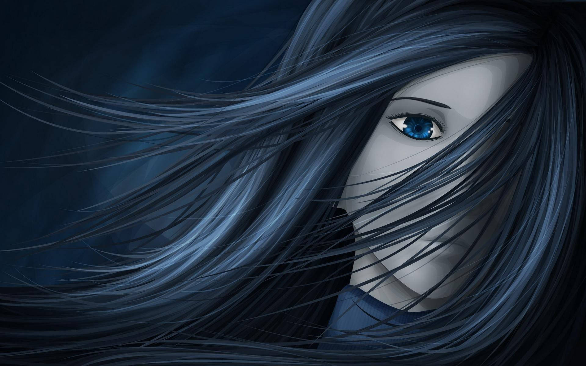 1920x1200 Download Anime Girl Sad Eyes Wallpaper