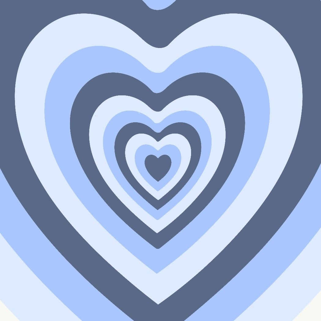 1050x1050 Download Pastel Blue Powerpuff Girls Heart Wallpaper