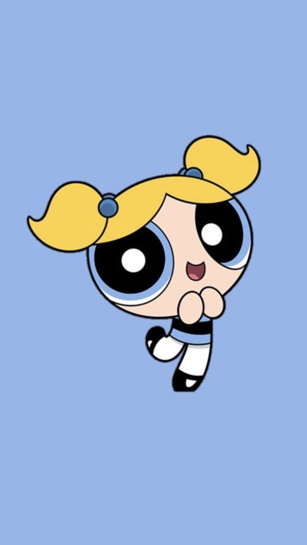 1242x2208 The Powerpuff Girls. Blue Wallpaper Download