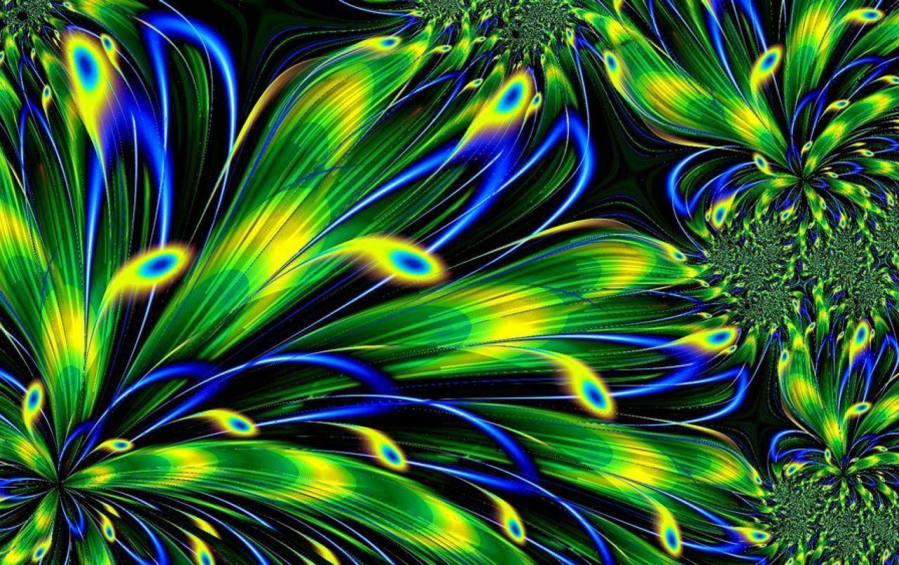 Hình nền 1280x804 Abstract Peacock Feathers.  Con công trừu tượng