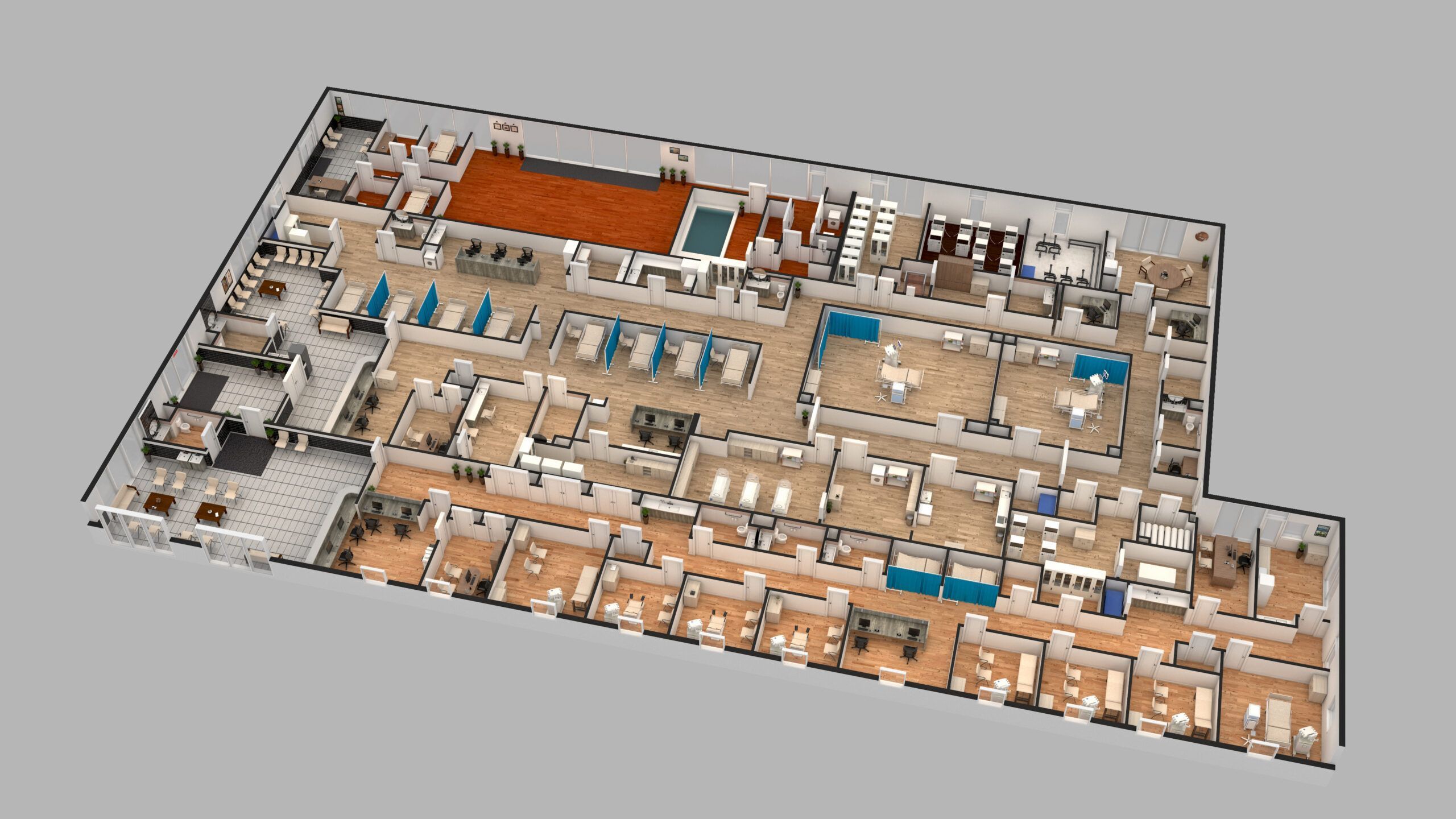 2560x1440 3D Floor Plan Design Company Healthcare Design in Idaho