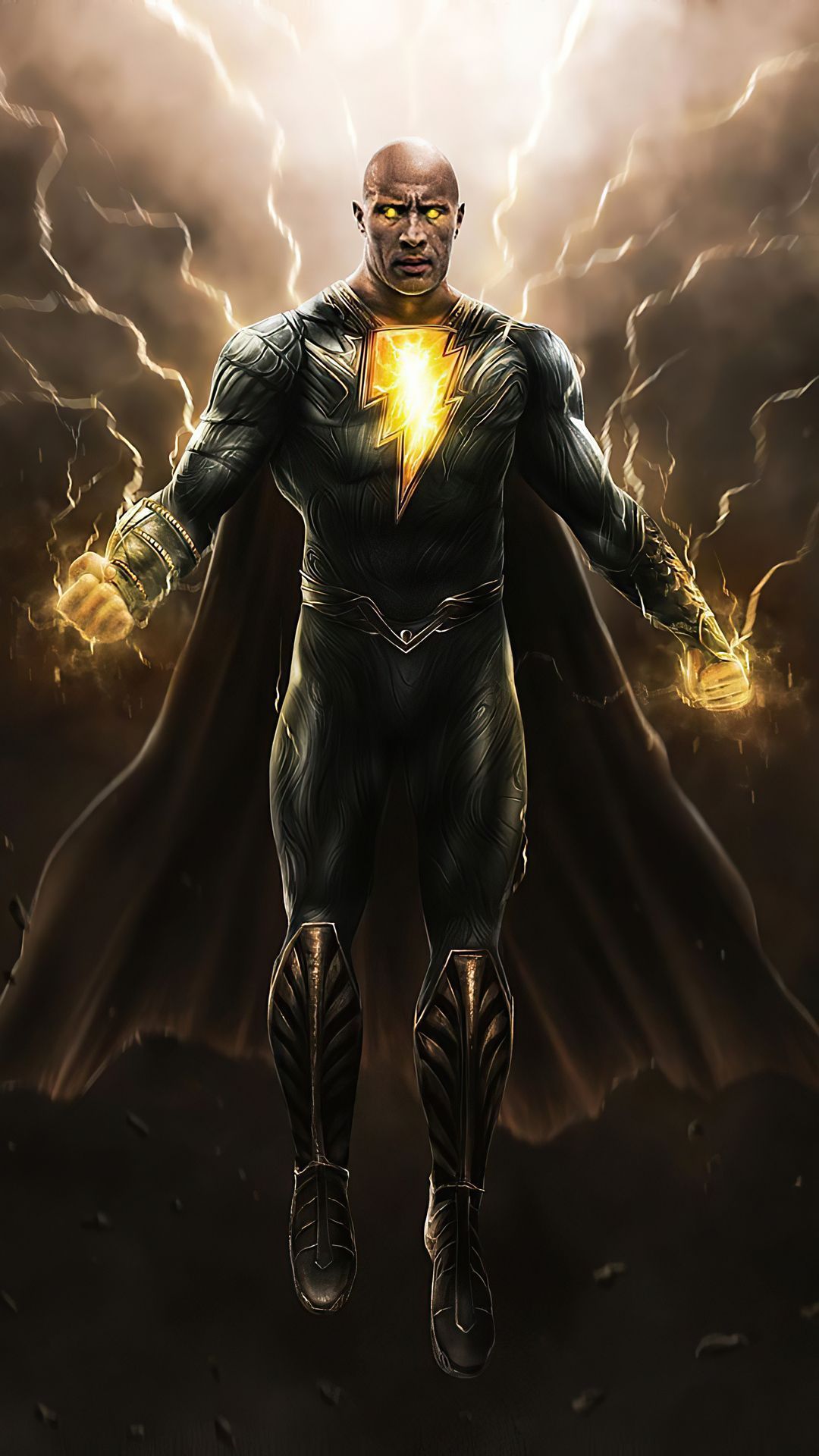 1080x1920 Black Adam DC Comics Wallpaper