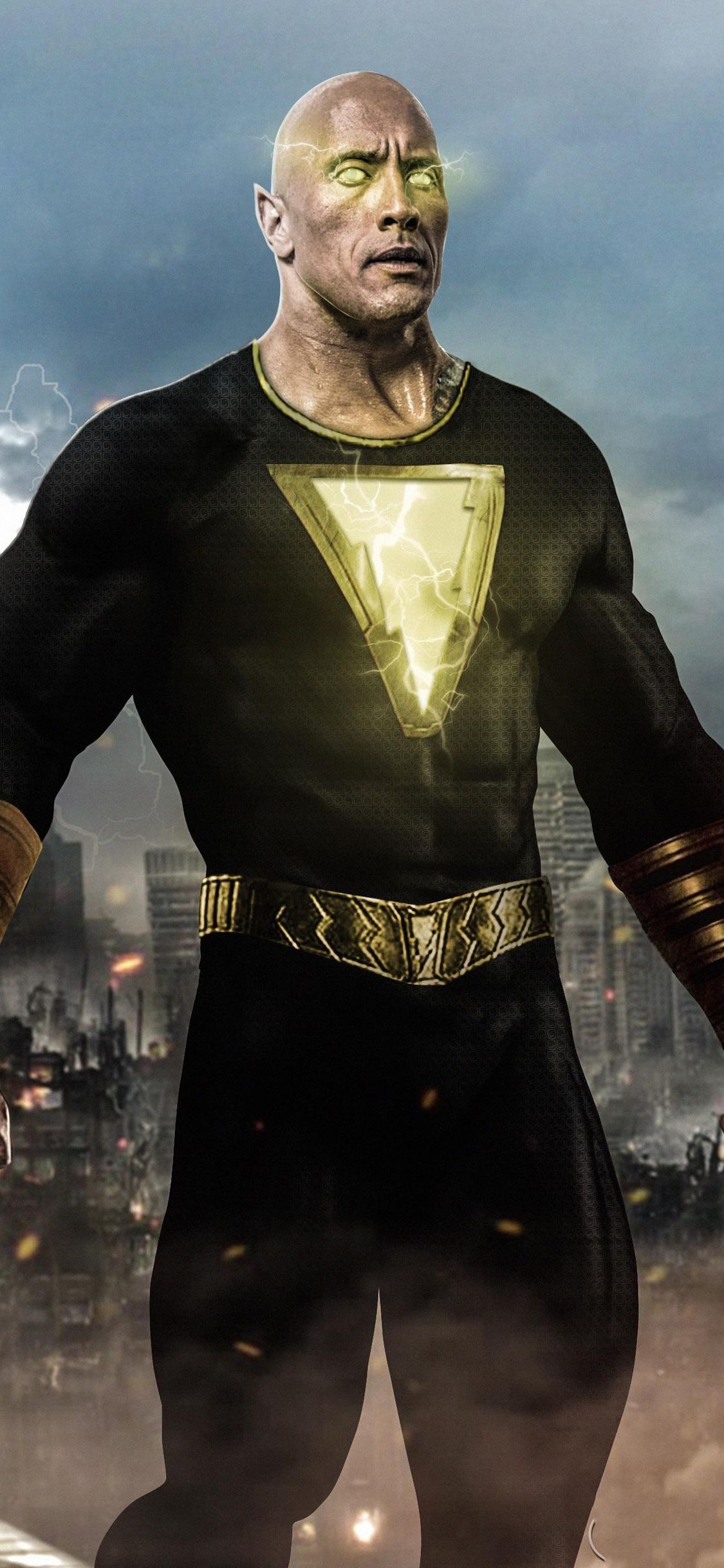 1125x2436 DC!: BLACK ADAM!