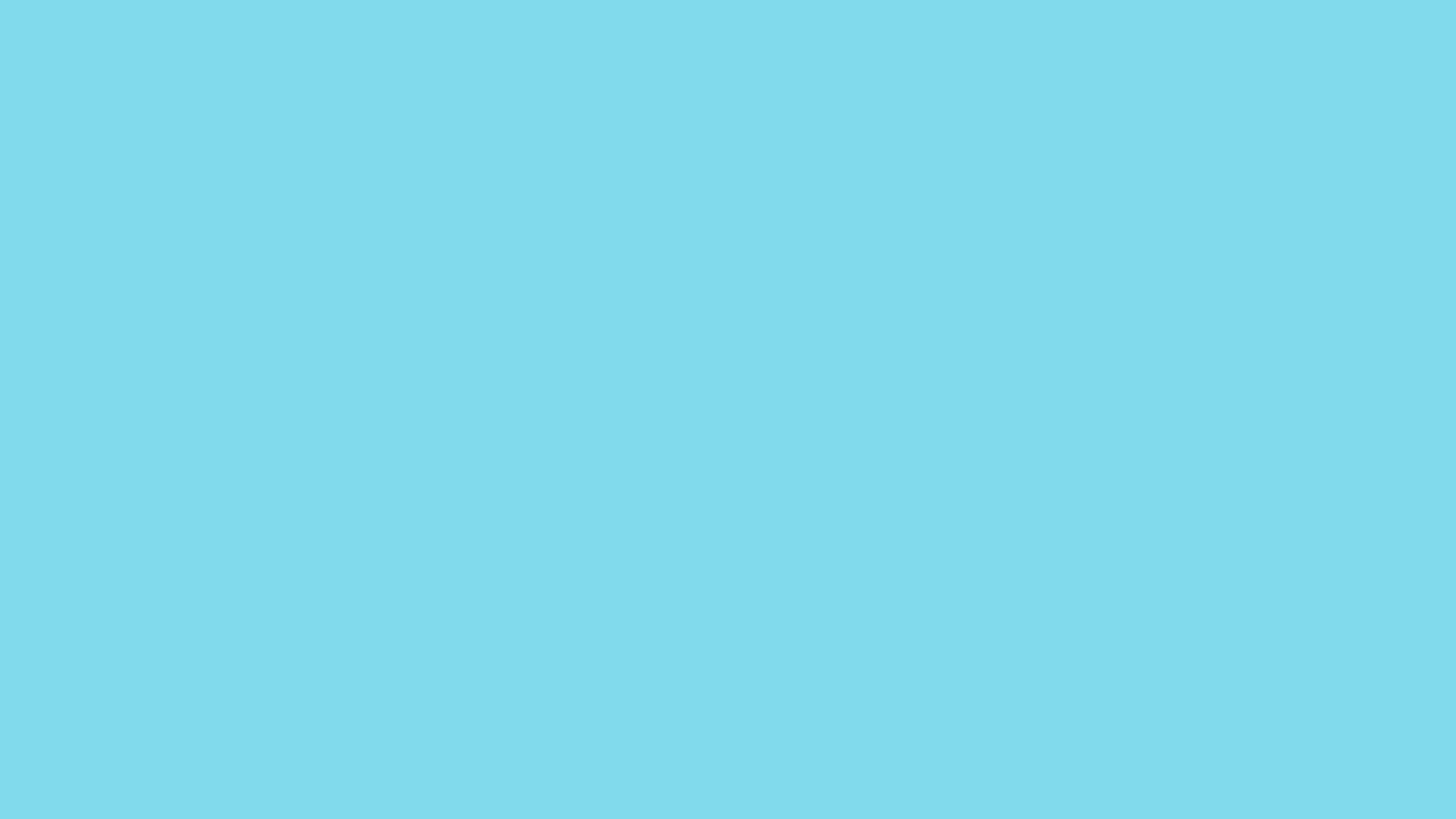 2560x1440 Medium Sky Blue Solid Color Background
