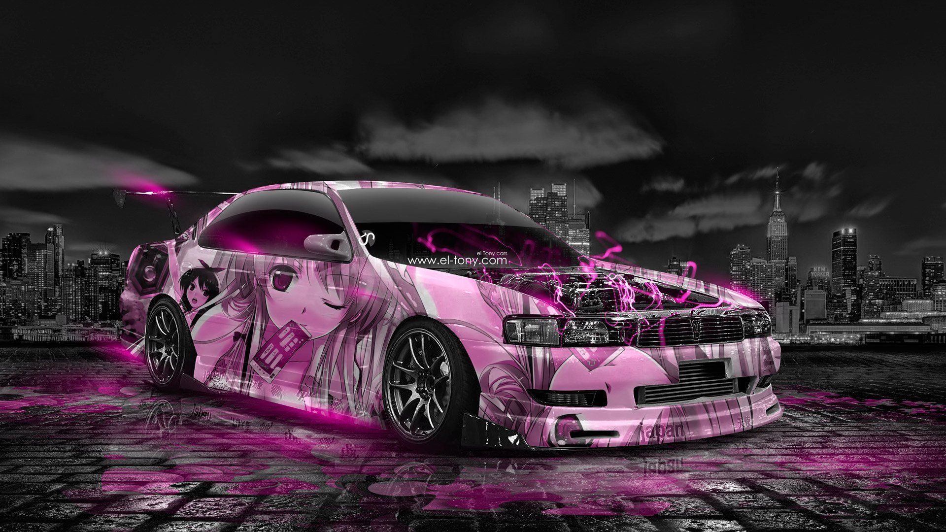 1920x1080 JDM Anime Desktop Wallpaper