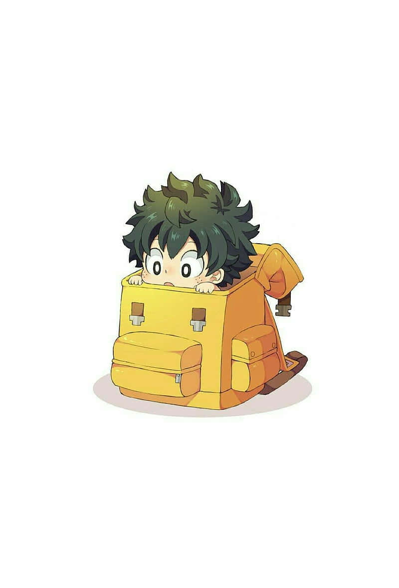 800x1180 Download Baby Deku in his iconic outfit Wallpaper