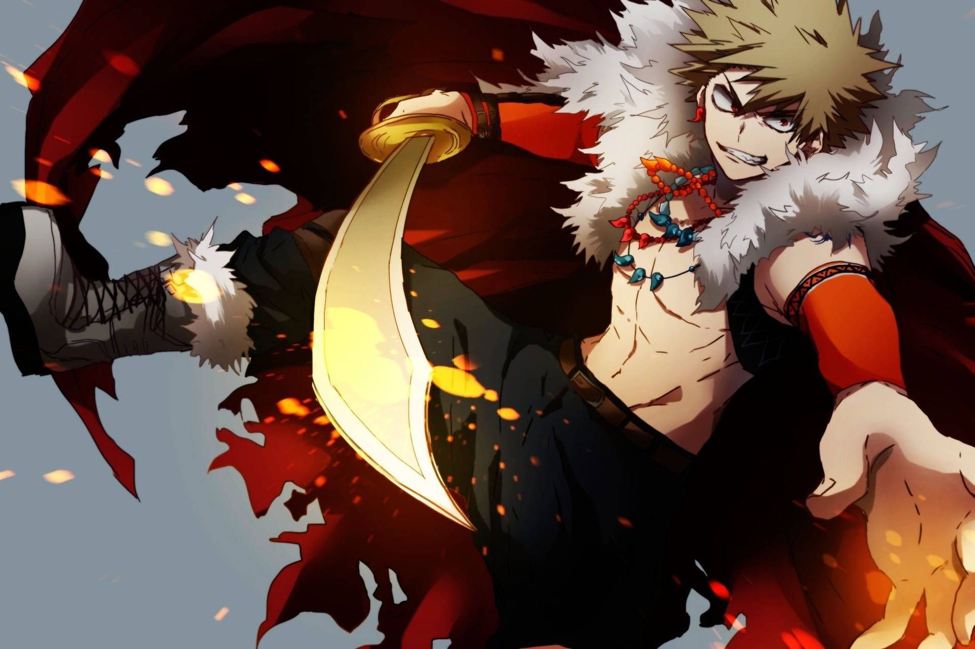 1920x1278 Bakugou Wallpaper