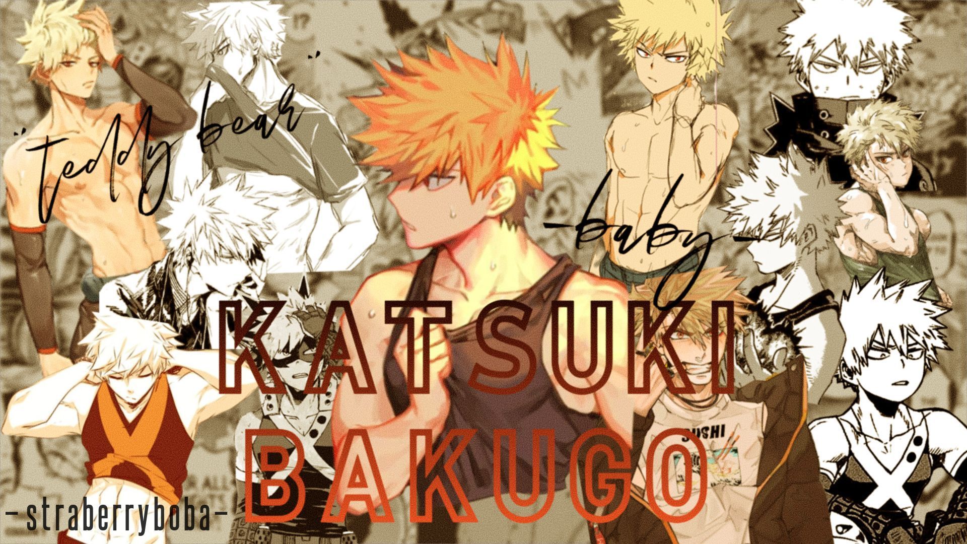 1920x1080 yay!! bakugo's birthday edit!! and some other pics lol