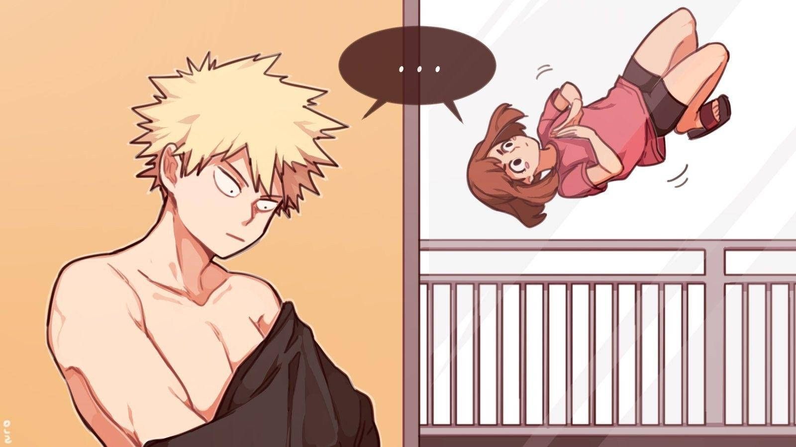 1600x900 Cute Bakugo Wallpaper