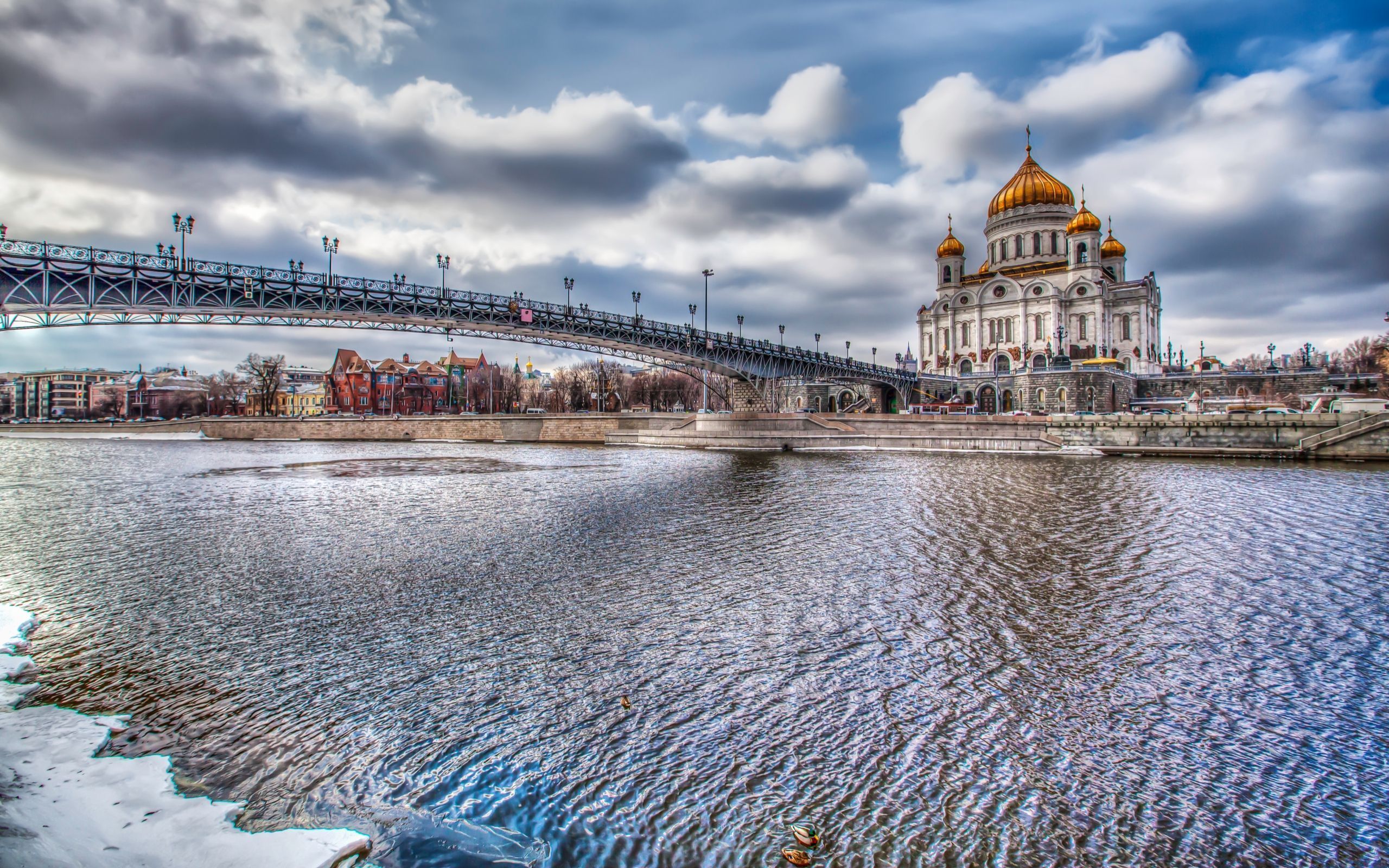 2560x1600 Religious Cathedral of Christ the Saviour HD Wallpaper