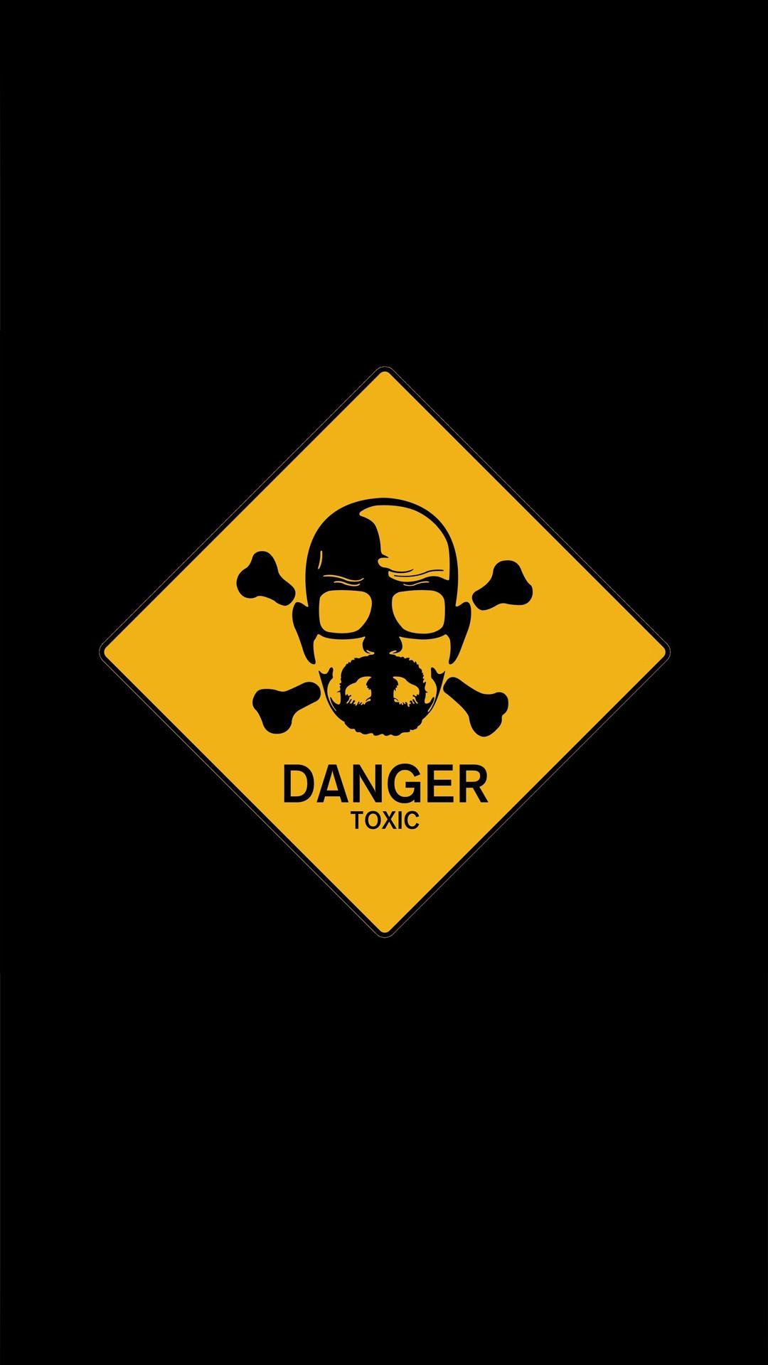 1080x1920 Walter White danger sign 1080x1920 htc one wallpaper
