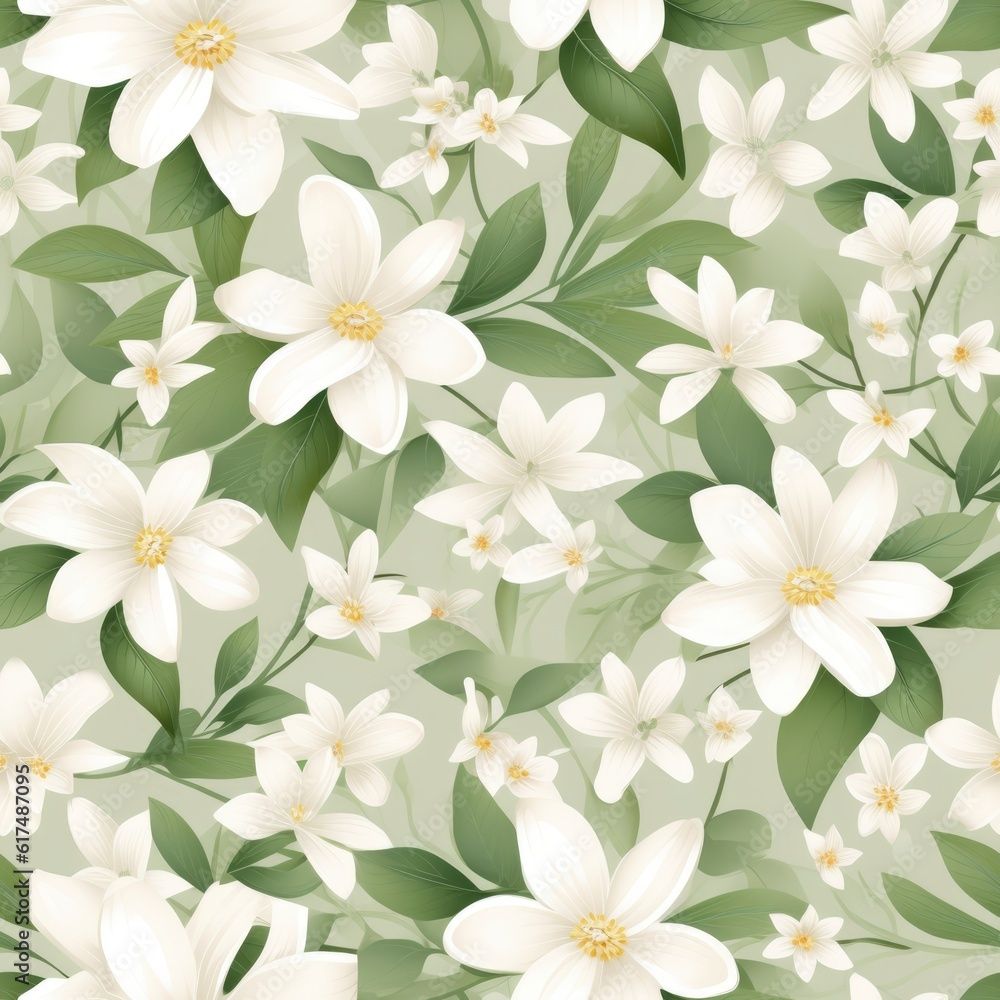 1000x1000 Jasmine Vector Image