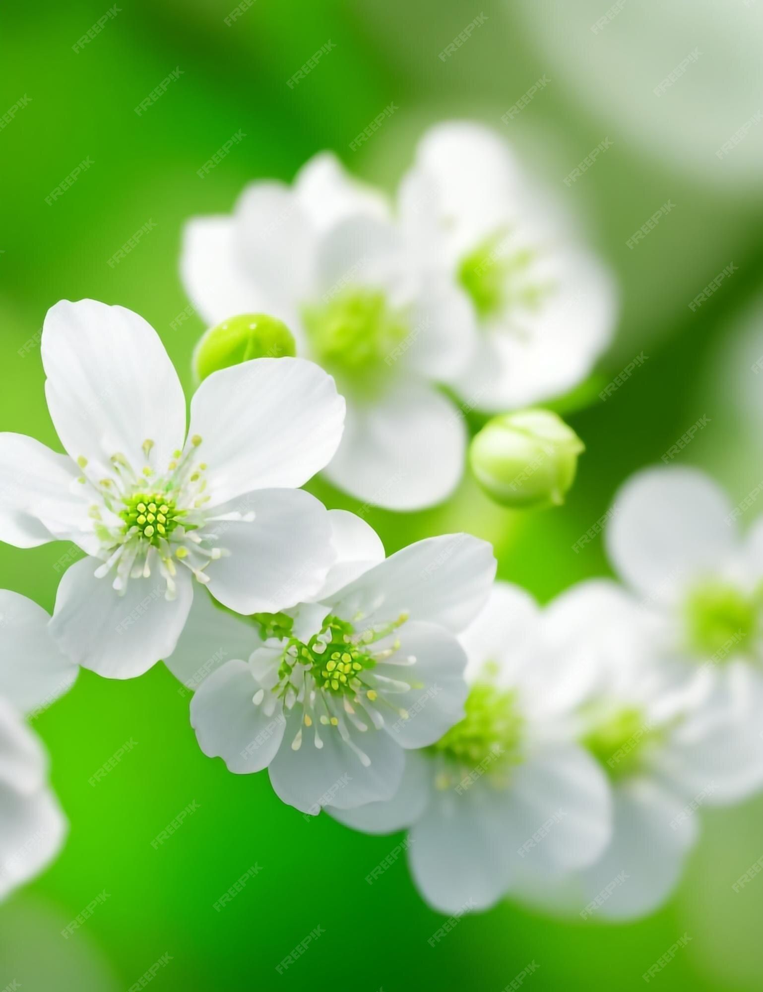 1538x2000 White Flowers Blossom Image