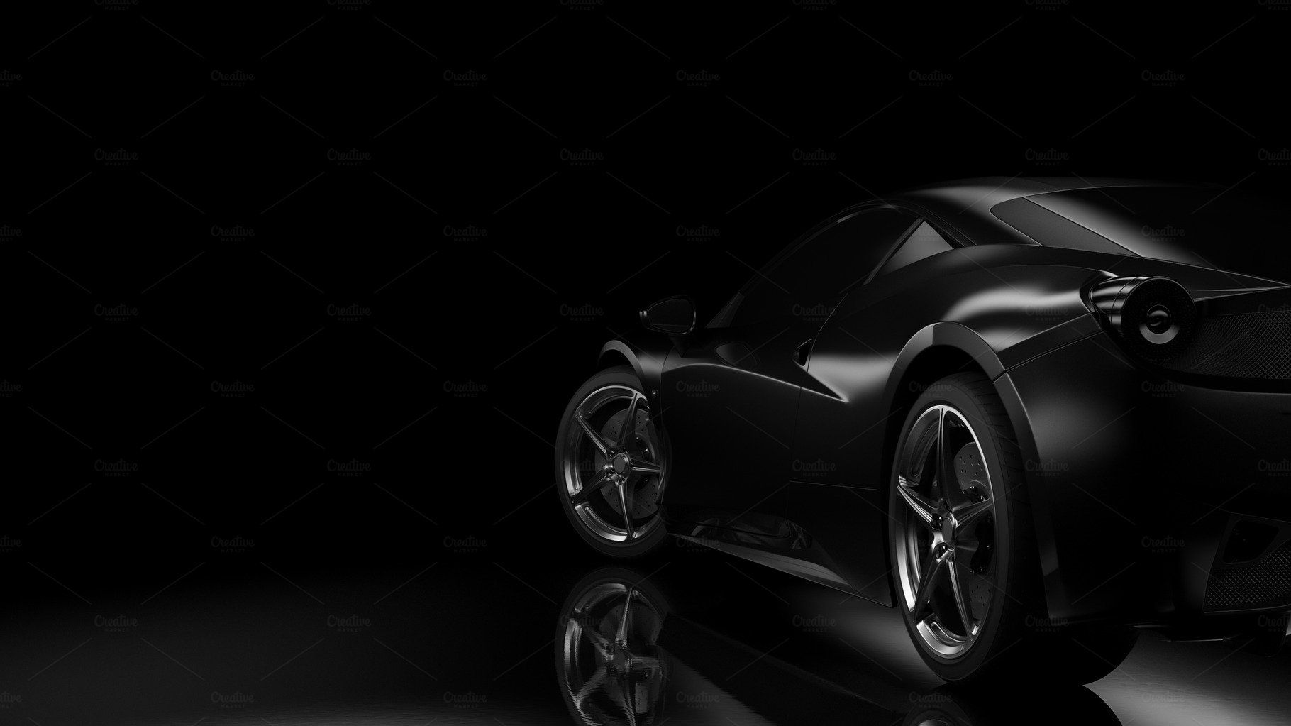 1820x1023 Dark background with car silhouette containing car, background, and. Transportation Creative Market