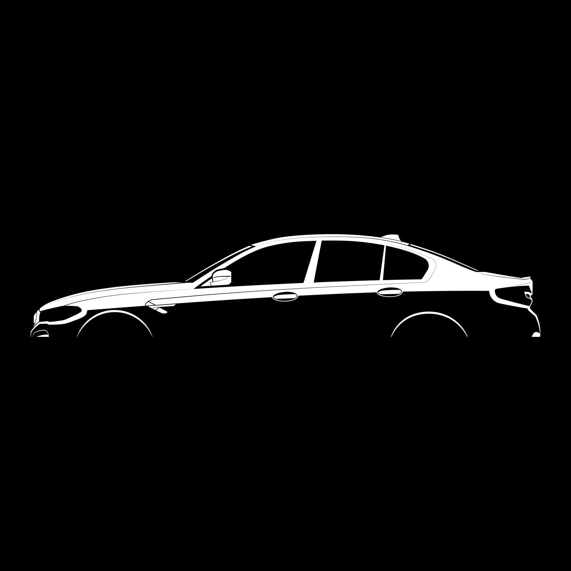 1920x1920 M5 F90 Silhouette Vector File Canada. Car silhouette, Silhouette vector, Bmw