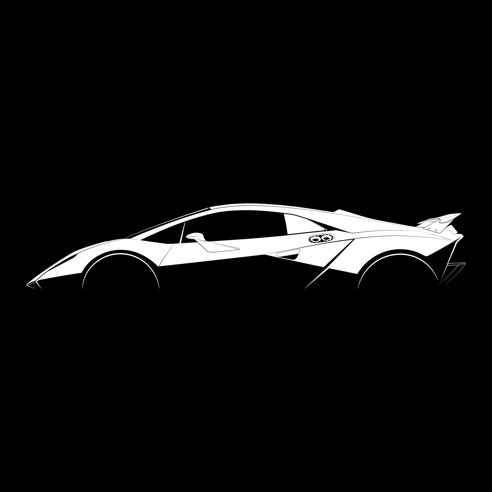 1920x1920 Sesto Elemento Silhouette Vector File