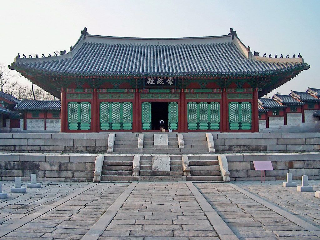 1024x768 South Korea Palace. Gyeonghui