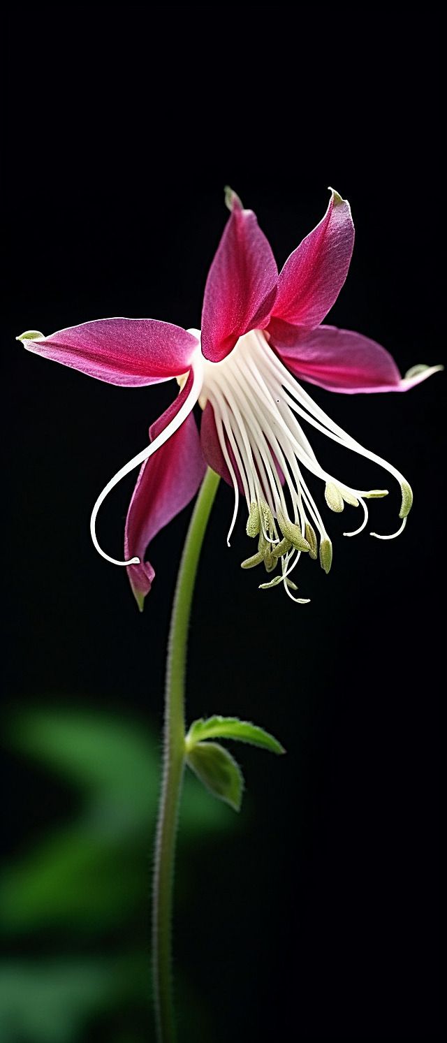 640x1493 Columbia Flower Columbine Background Image, HD Picture and Wallpaper For Free Download