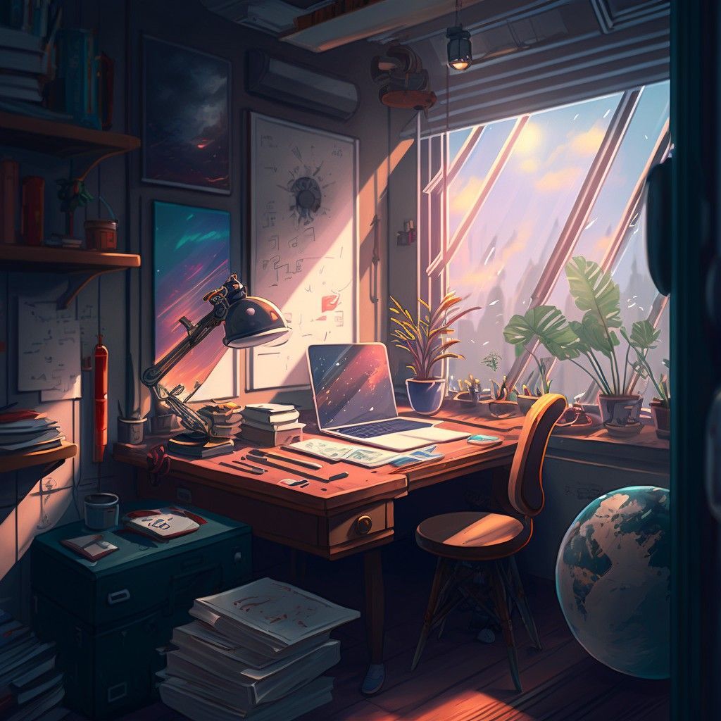 Anime Study Room Wallpapers - Top Free Anime Study Room Backgrounds