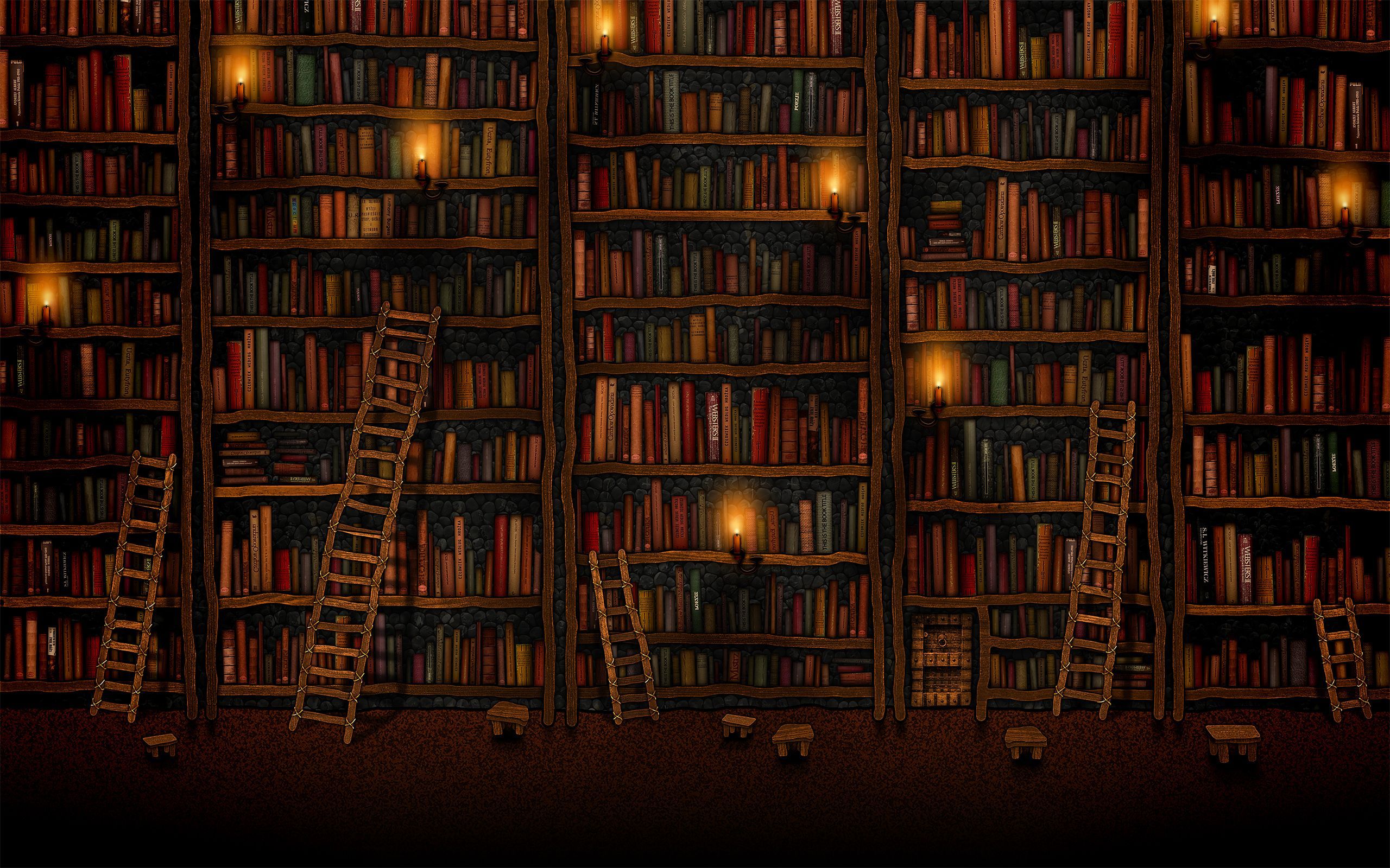 2560x1600 Autumn Book Cozy Desktop Wallpaper