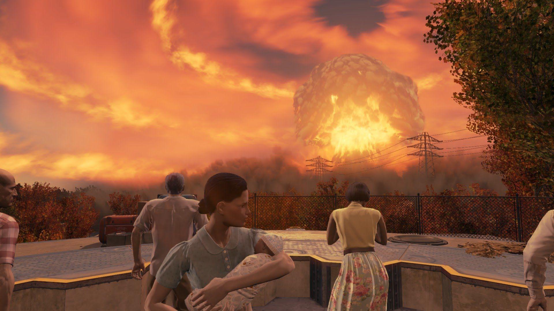 1920x1080 Fallout 4 Nuke Scene