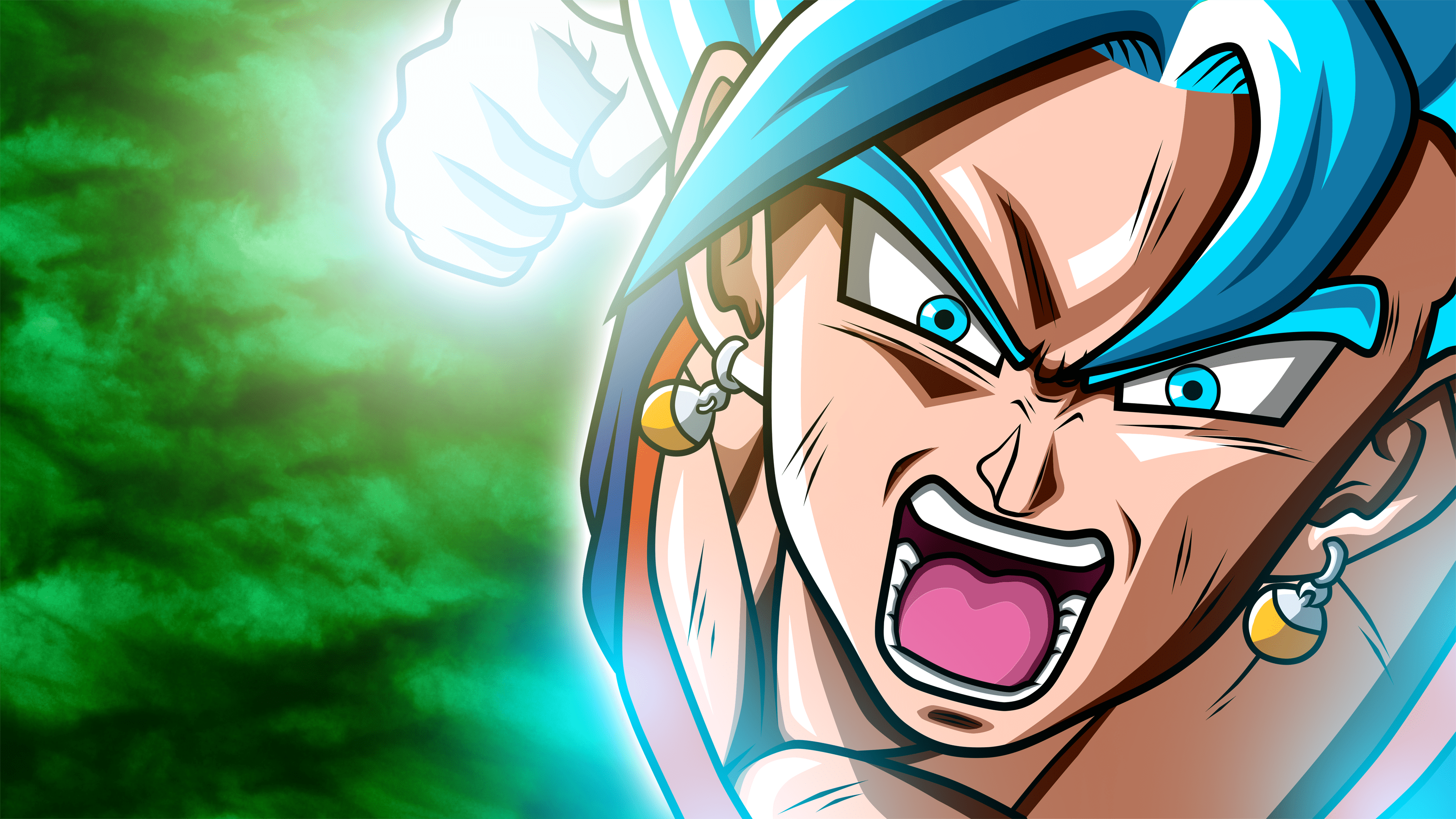 3840x2160 4K SSGSS Vegito Wallpaper and Background Image