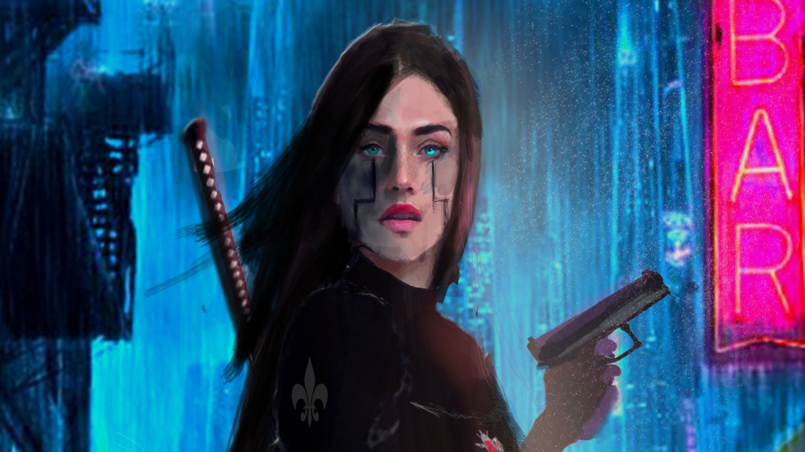 2560x1440 Futuristic Girl Cyborg, HD Fantasy Girls, 4k Wallpaper, Image, Background, Photo and Picture