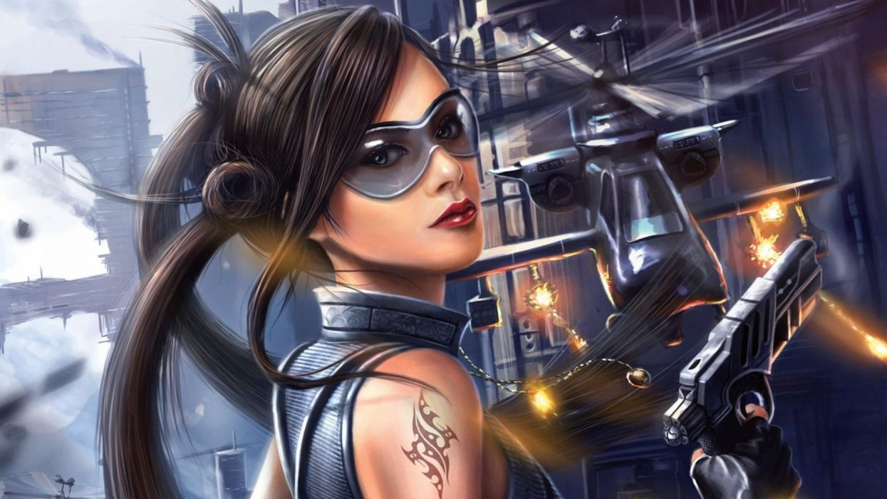 1245x700 Sci Fi Warrior Women Futuristic Art Artwork Girl Wallpaperx1440