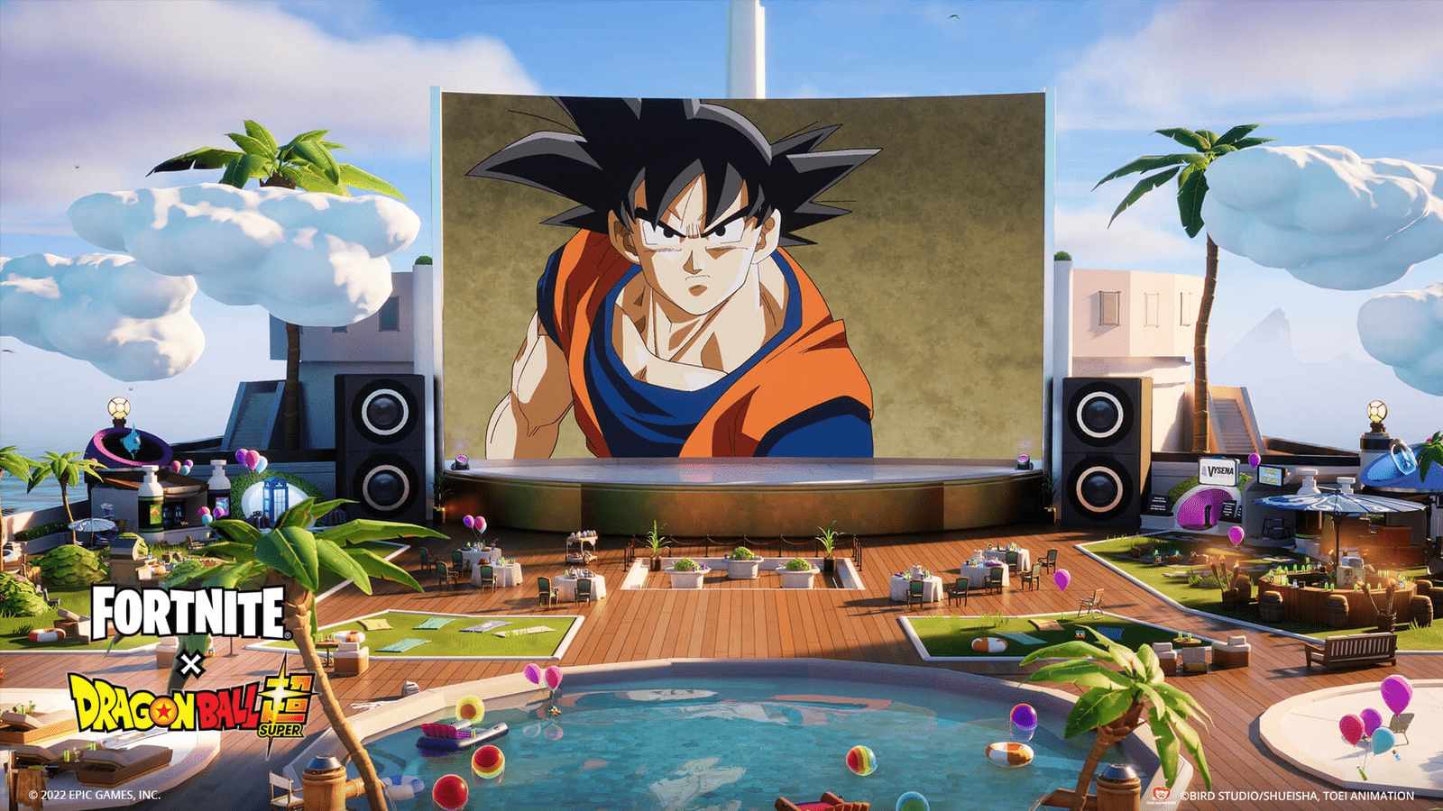 1600x900 Fortnite x Dragon Ball crossover event adds Goku Vegeta to the game today