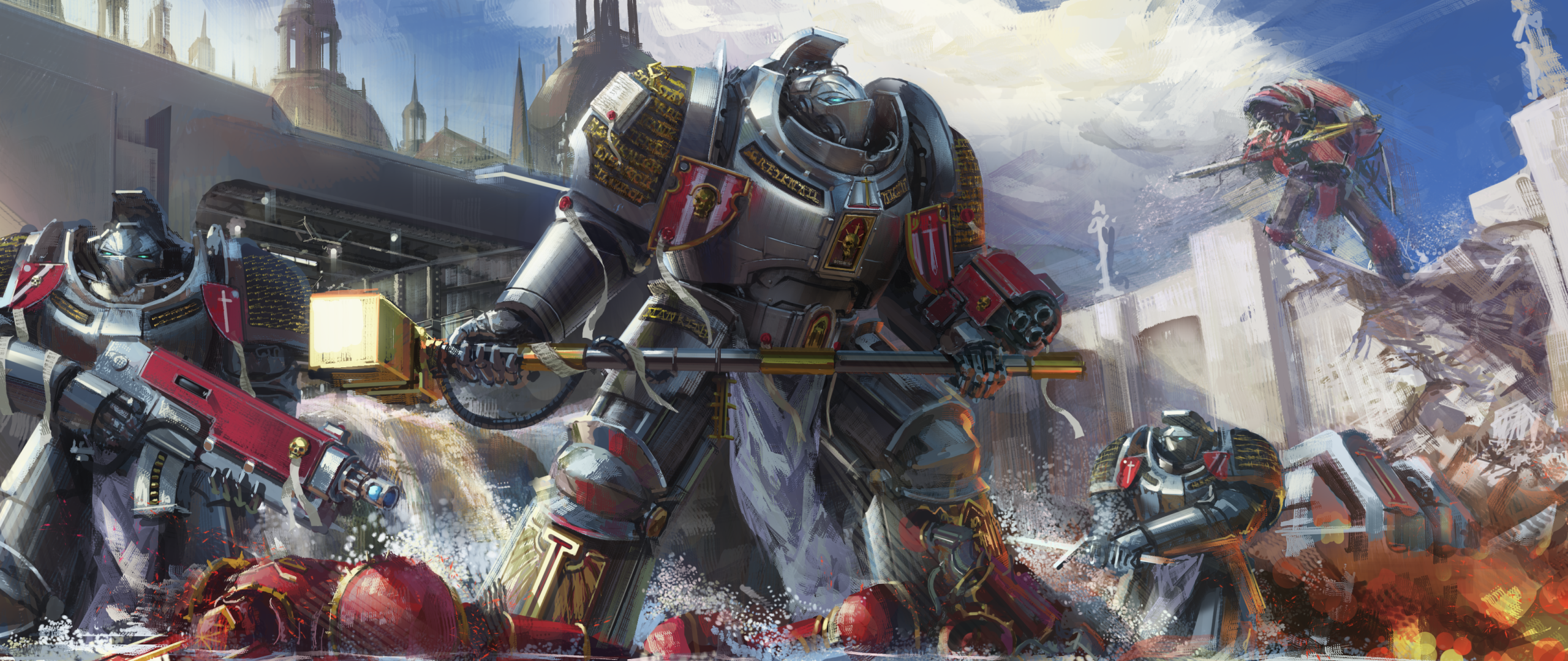 2560x1080 Warhammer 40K HD Wallpaper and Background